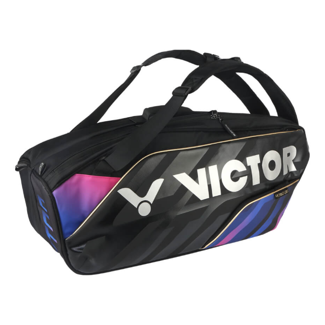 Victor BR9213 6-Piece Badminton Racket Bag - Lightweight Tennis & Badminton Equipment Storage for Sports & Travel