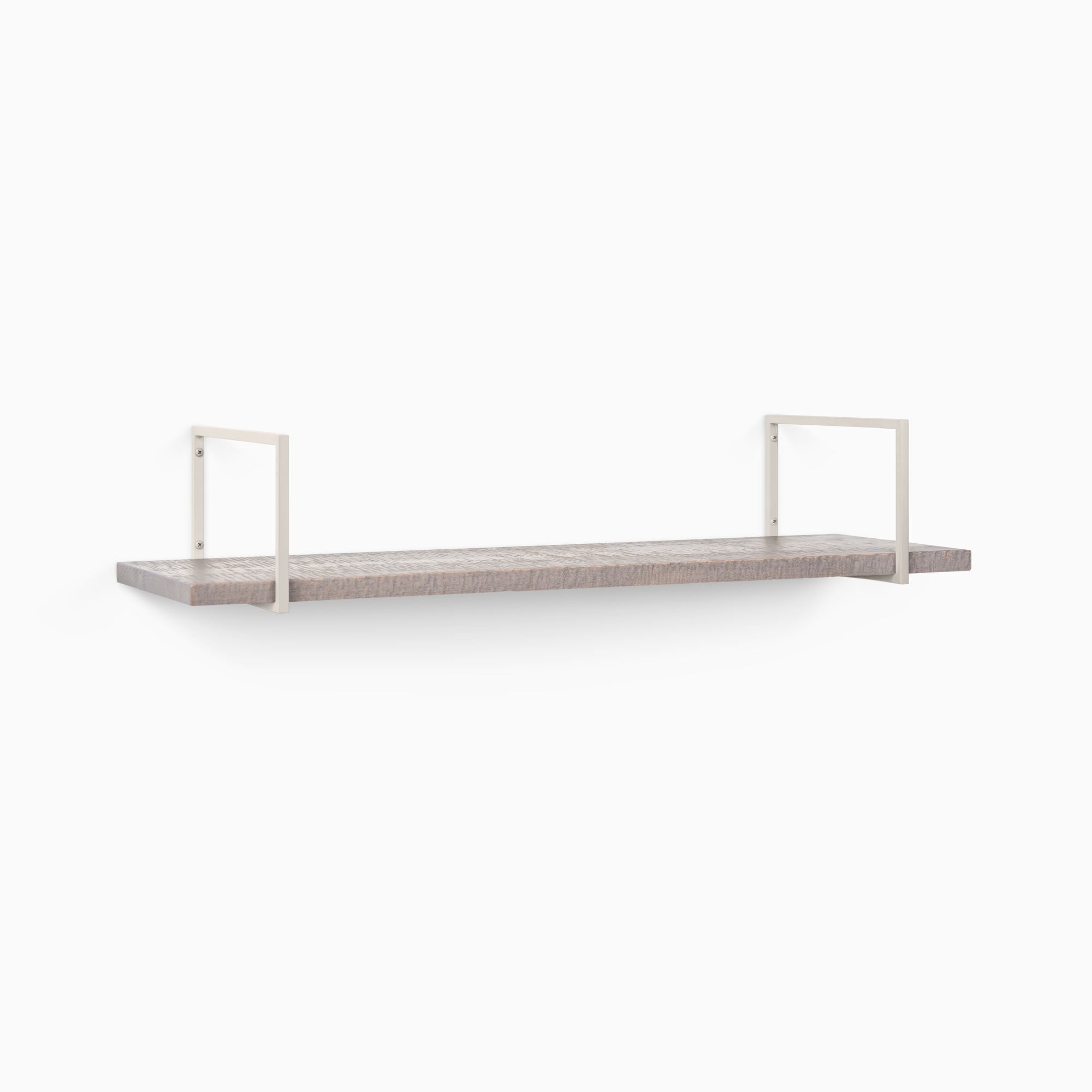 Rustic Grey Bart Hatch Wall Shelf - Handmade Wooden Floating Shelves for Living Room, Bathroom & Kitchen Decor | Farmhouse Style Home Organization Storage Solution