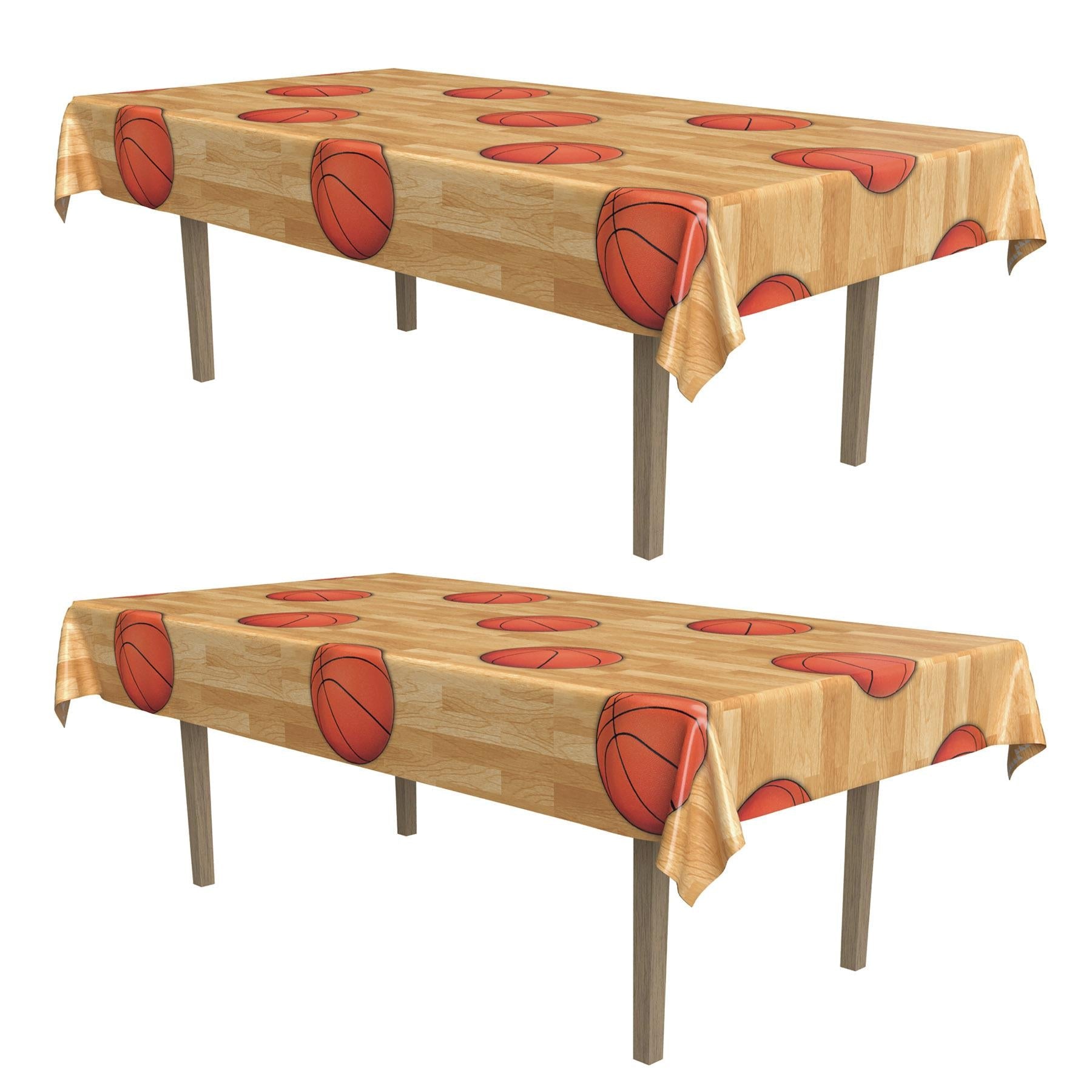 12 Pack Basketball Theme Party Table Covers - 54