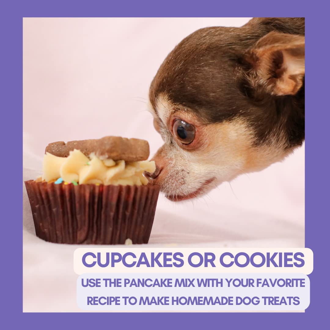 Superberry Snoot BUDDY BUDDER + POOCH PANCAKES - All-Natural Dog Pancake & Waffle Mix for Treats, Birthdays & Special Occasions - Made in USA - Perfect for Dog Parties, Training Rewards & Homemade Dog Treats