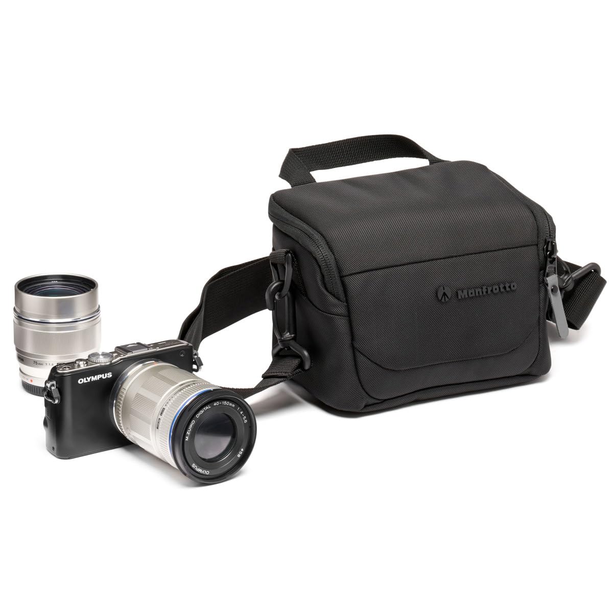 Manfrotto XS III Advanced Shoulder Bag for DSLR & Mirrorless Cameras with Lens - Compact Camera Case with Tripod Mount & Rain Cover - Perfect for Travel, Photography & Outdoor Adventures