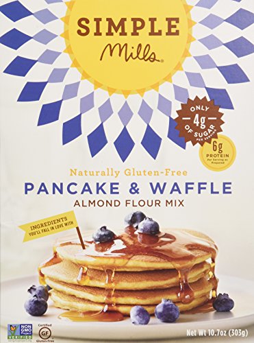 Simple Mills Almond Flour Baking Mix Variety Pack - Pancake & Waffle, Pizza Dough, Vanilla Cupcake & Cake Mix (3-Pack, Gluten-Free) | Perfect for Keto Diet, Healthy Breakfast & Family Baking Activities