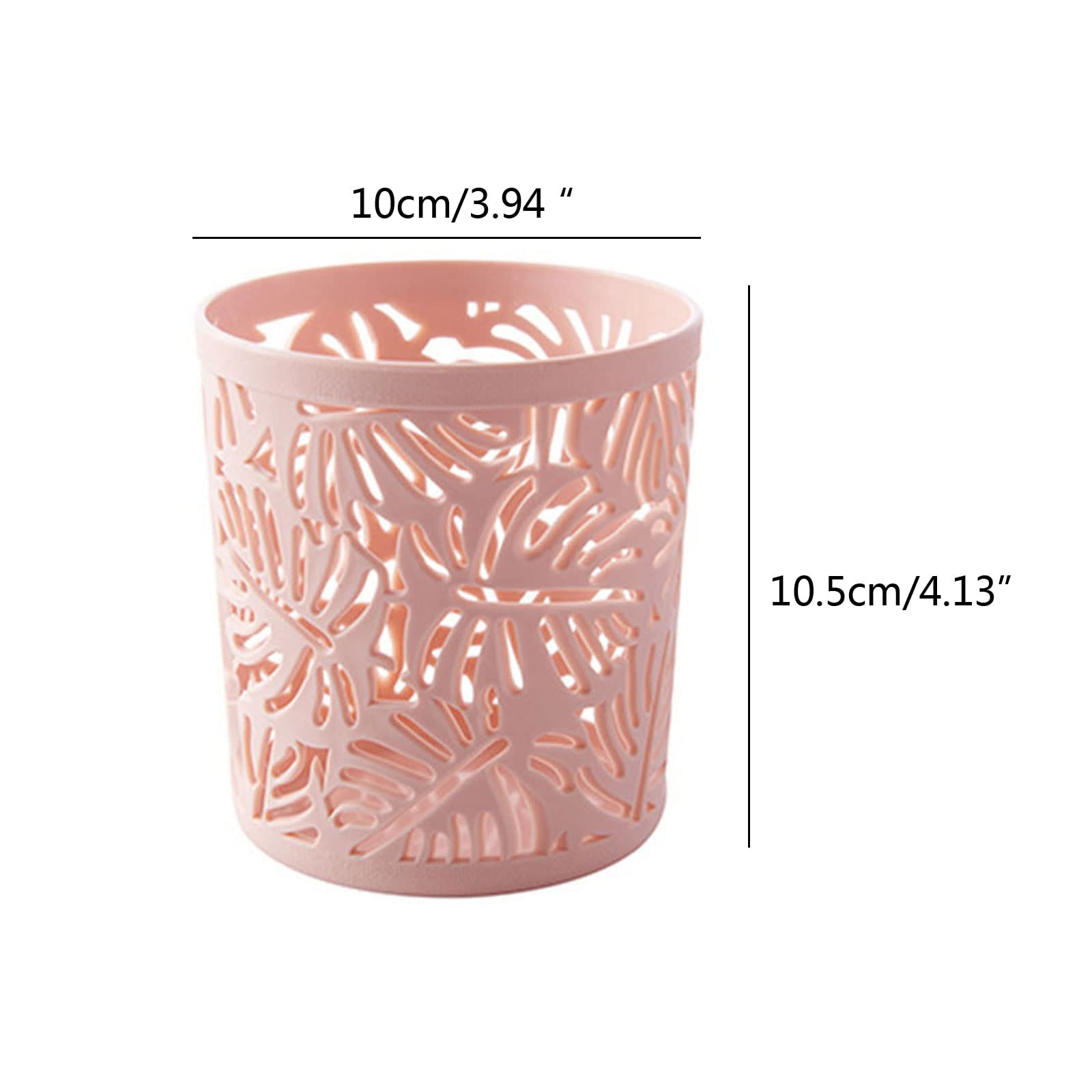 Creative Hollow Leaf Pen Holder - Plastic Desk Organizer for Pencils, Brushes & Stationery | Perfect for Office, School & Home Workspace Organization