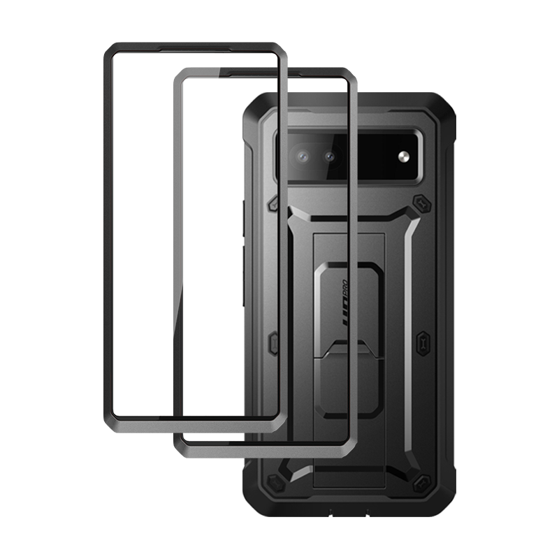 Google Pixel 6a Unicorn Beetle Pro Rugged Case with Holster - Shockproof, Drop Protection - Perfect for Outdoor, Construction & Active Lifestyle Use