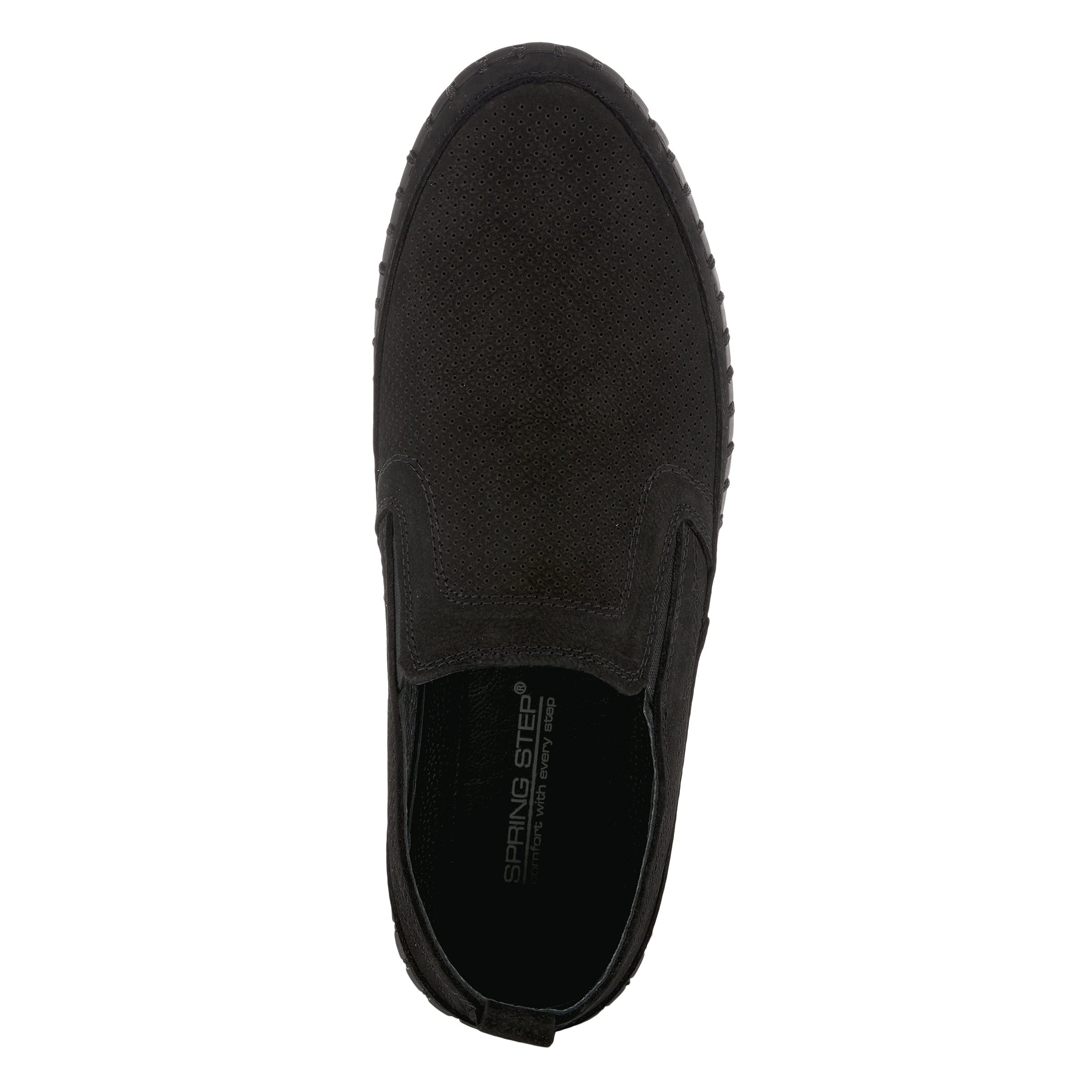 Spring Step Men's Mateo Slip-On Casual Shoes - Comfortable Loafers for Walking, Work & Everyday Wear