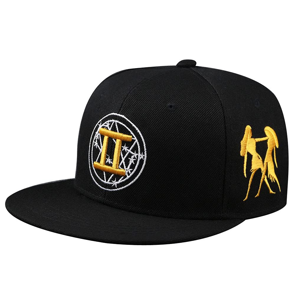 12 Constellation Zodiac Snapback Baseball Caps for Men & Women - Perfect for Outdoor Sports, Casual Wear, and Fashion Accessories