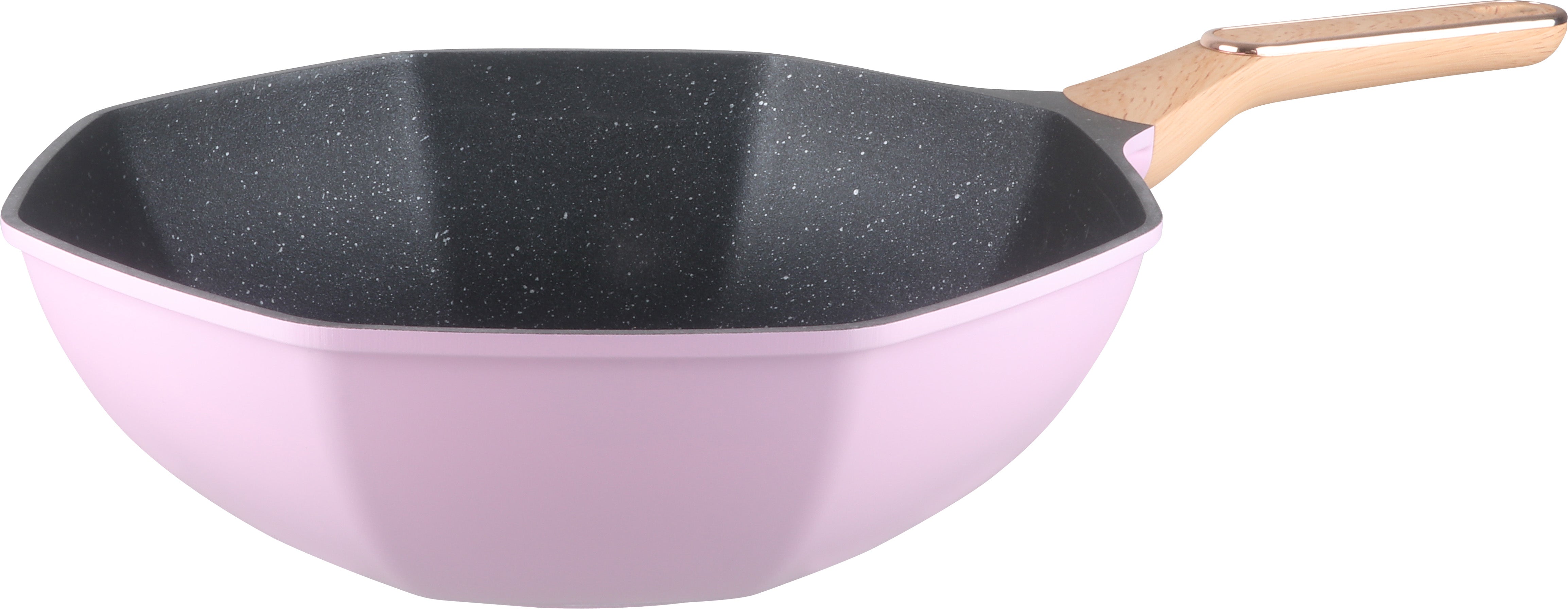 Premium OCTAGON 4-Piece Nonstick Cookware Set - Frying Pan, Saucepan & Pots with Glass Lids - Perfect for Sautéing, Boiling & Frying - Ideal for Home Kitchen & Restaurant Use