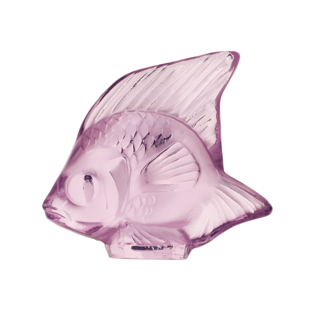 Pink Crystal Fish Decor - Elegant Handmade Glass Fish Sculpture for Home, Office & Aquarium Decoration | Perfect Gift for Fish Lovers & Feng Shui Decor