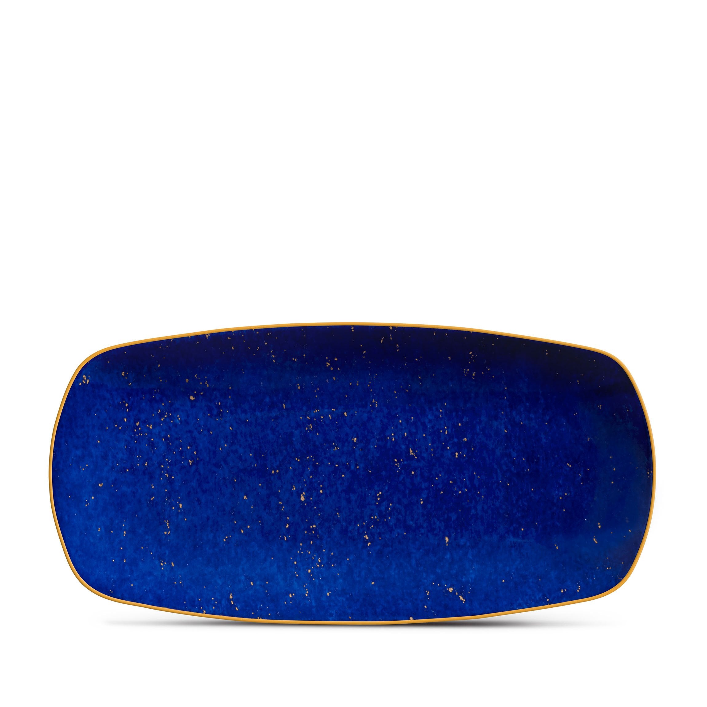 Luxury Lapis Lazuli Rectangular Tray - Handcrafted Stone Serving Tray for Home Decor, Jewelry Display & Gift Giving - Elegant Coffee Table Centerpiece for Living Room, Bedroom & Office