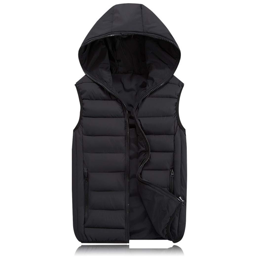 Men's Lightweight Sleeveless Hooded Vest - Spring & Autumn Fashion Jacket, Plus Size Work Waistcoat for Winter Warmth | Outdoor Activities, Casual Wear, Office Style