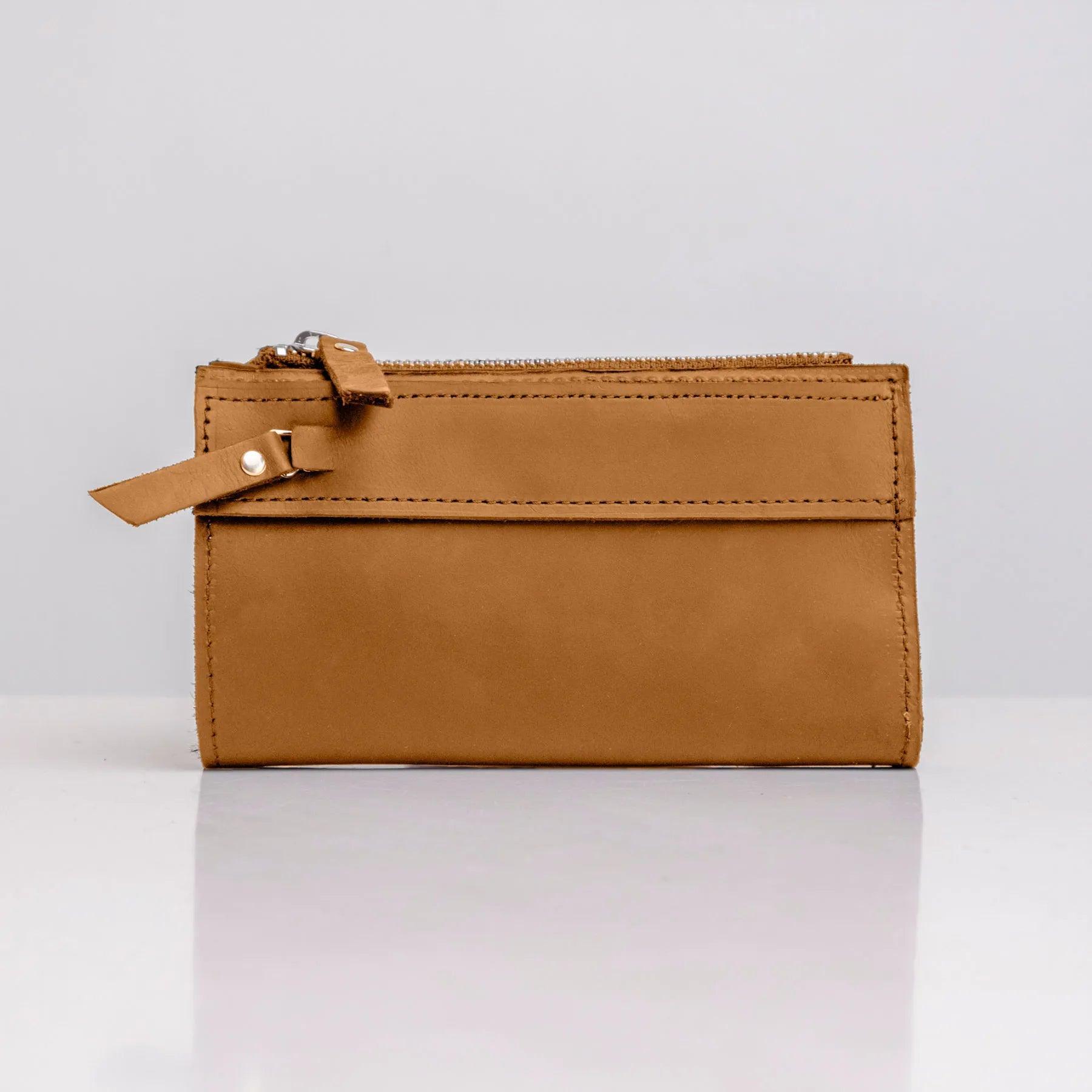 Zippered Wallet Sorbonne - Slim RFID Blocking Leather Wallet for Men & Women | Perfect for Travel, Business & Everyday Use