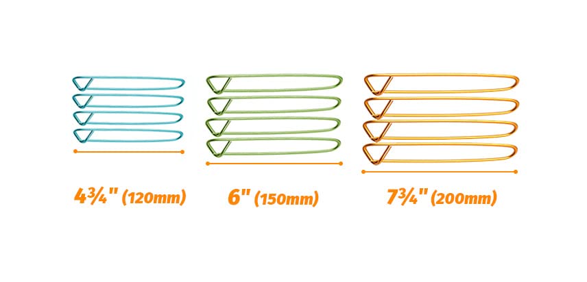 Fairycece 12pcs Aluminum Yarn Stitch Holders for Knitting & Crochet - Durable Stitch Markers for Knitting Needles, Crochet Hooks, Yarn Crafts (Great for Sweaters, Scarves, Hats DIY Projects)