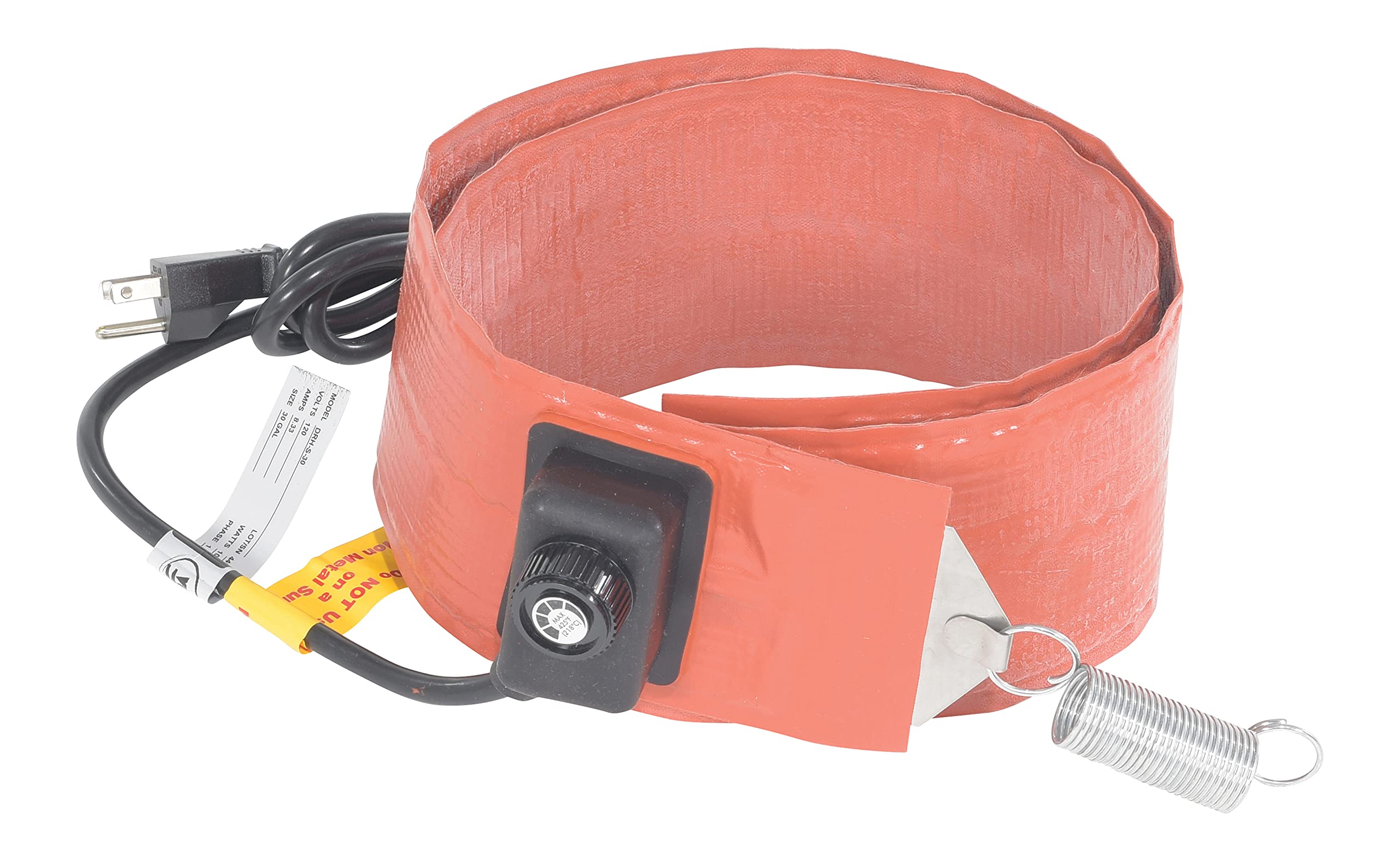 Vestil DRH-S-30 Steel Drum Heater for 30 Gallon Drums - Industrial Heating Solution for Chemicals, Oils & Liquids - Perfect for Warehouses, Factories & Cold Weather Storage