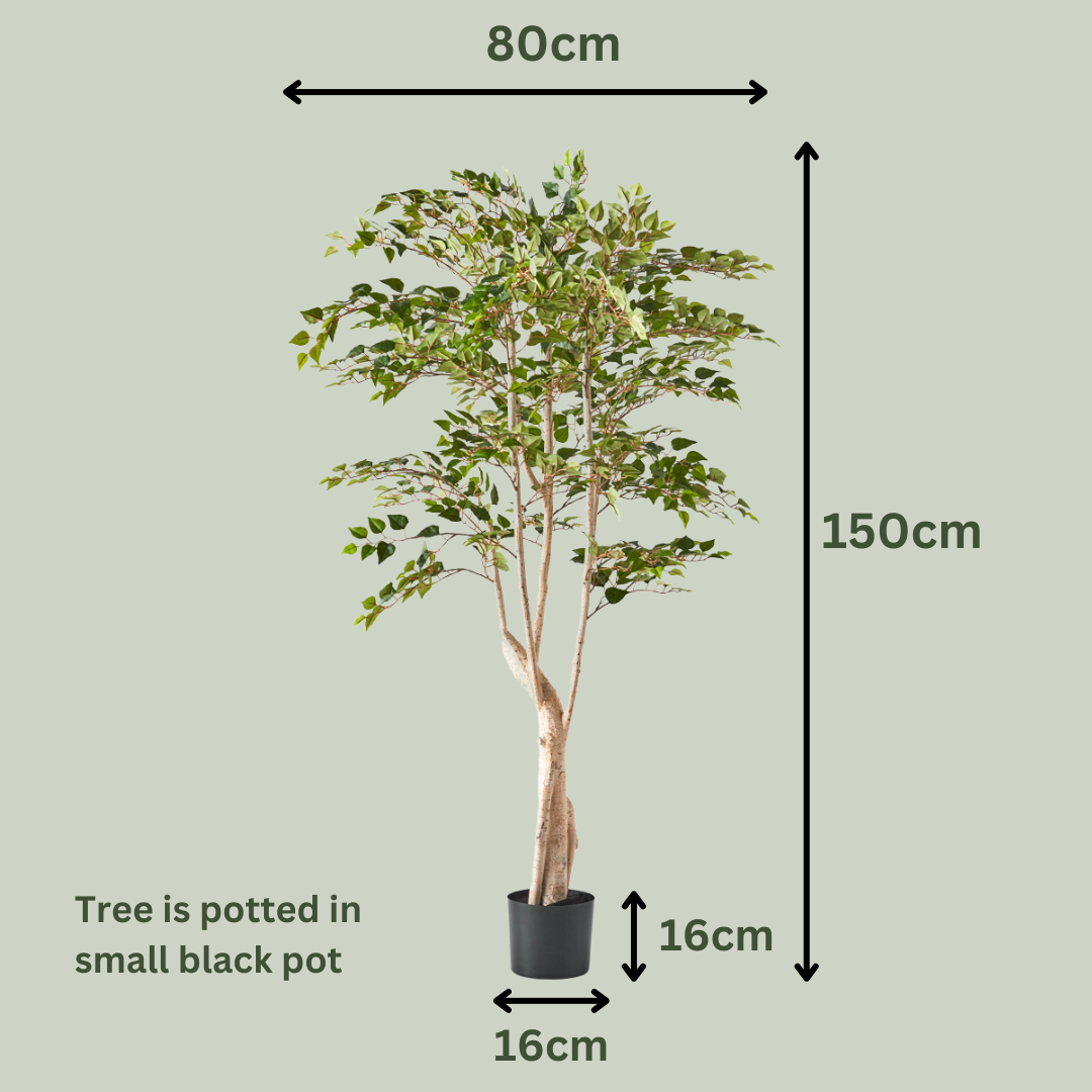 Premium Artificial Silver Birch Tree - 6ft Tall Lifelike Fake Tree for Home & Office Decor - Perfect for Living Room, Bedroom, or Wedding Centerpiece