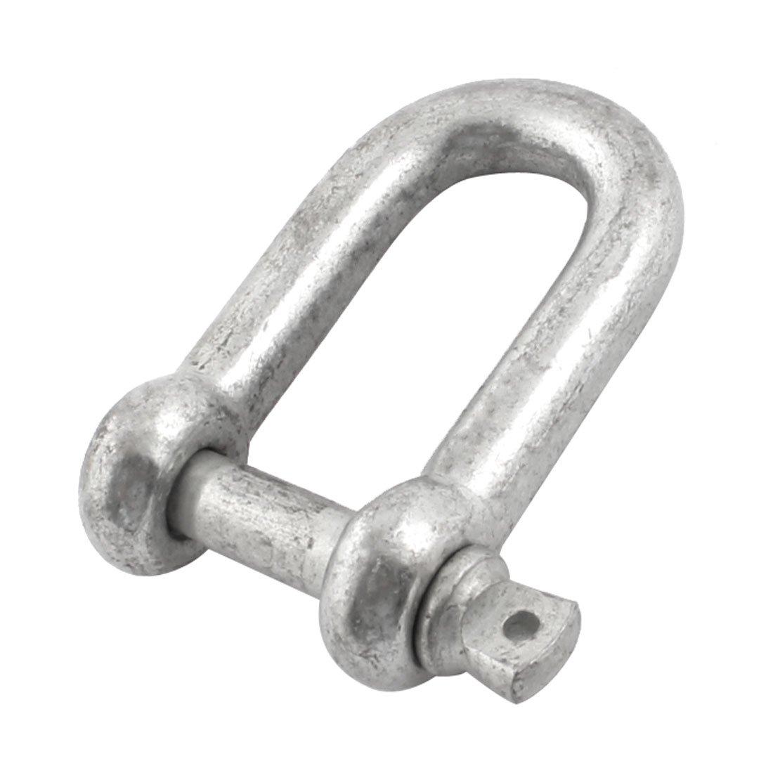 Stainless Steel D Shackles for 16mm 5/8 Inch Wire Rope - Silver Tone Chain & Rope Fastener Clips - Heavy Duty Marine, Rigging, and Construction Use