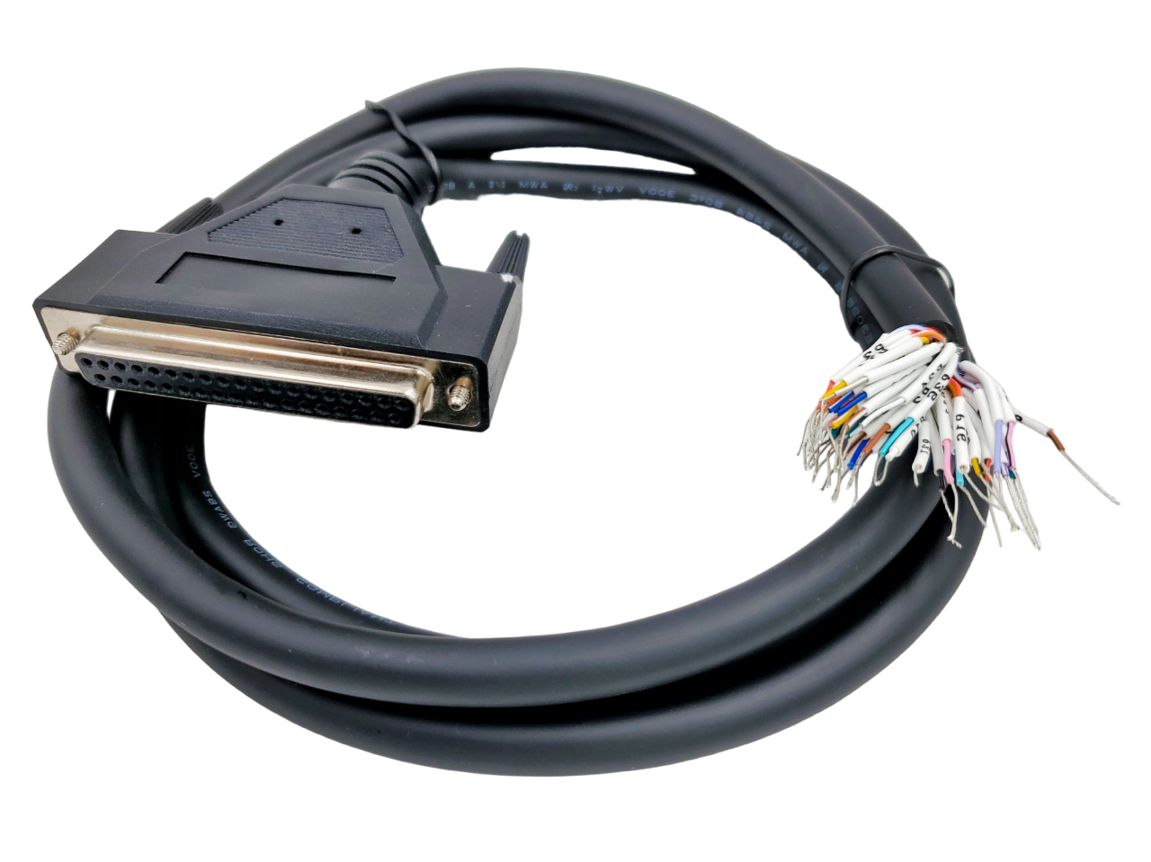 37 Pin RS232 Serial Cable Female to Female - 5/10/25 Feet Length Options - Durable DB37 Connector for Industrial Equipment, POS Systems & Server Communication