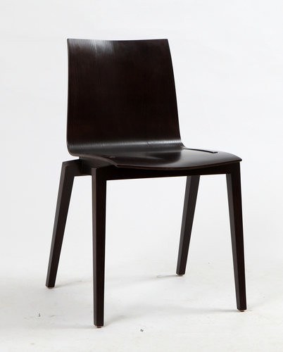 Stockholm Side Chair by Ton - Modern Wooden Dining Chair for Kitchen, Restaurant & Office - Scandinavian Design with Comfortable Seat & Sturdy Frame