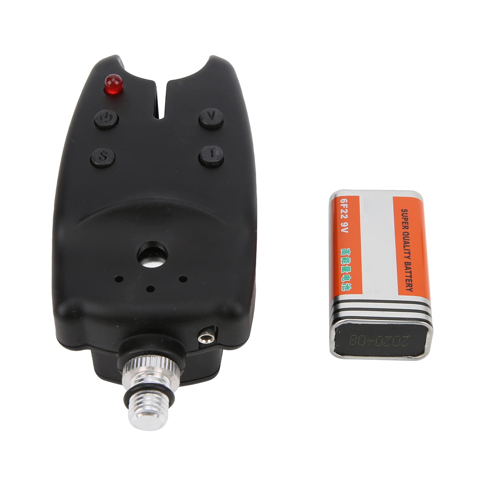 Electronic Fishing Bite Alarm with LED & Sound Alert - Waterproof Rod Indicator for Night Fishing & Carp Angling