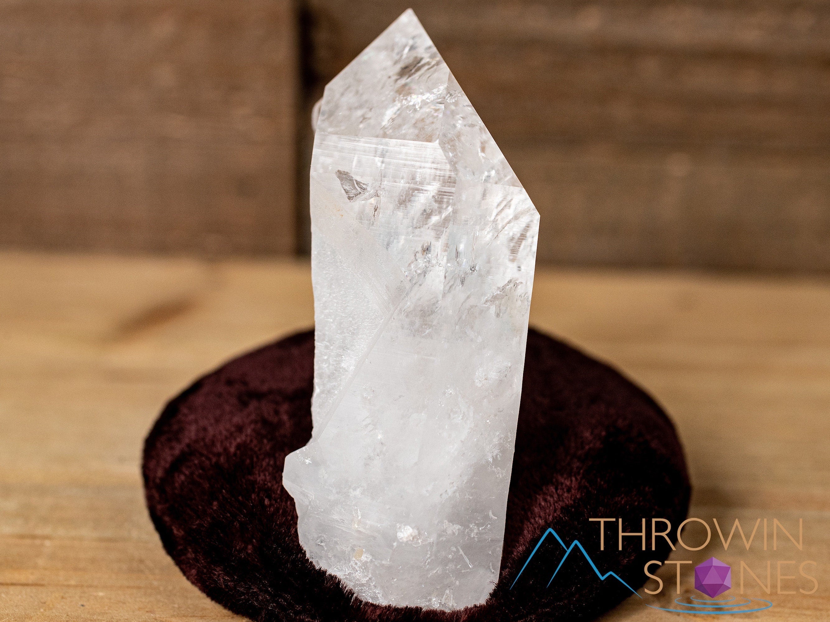 Natural COOKEITE in Clear QUARTZ Raw Crystal Specimen - Healing Stones Collection, Unique Housewarming Gift & Spiritual Home Decor (40831) - Perfect for Meditation, Energy Work & Crystal Healing