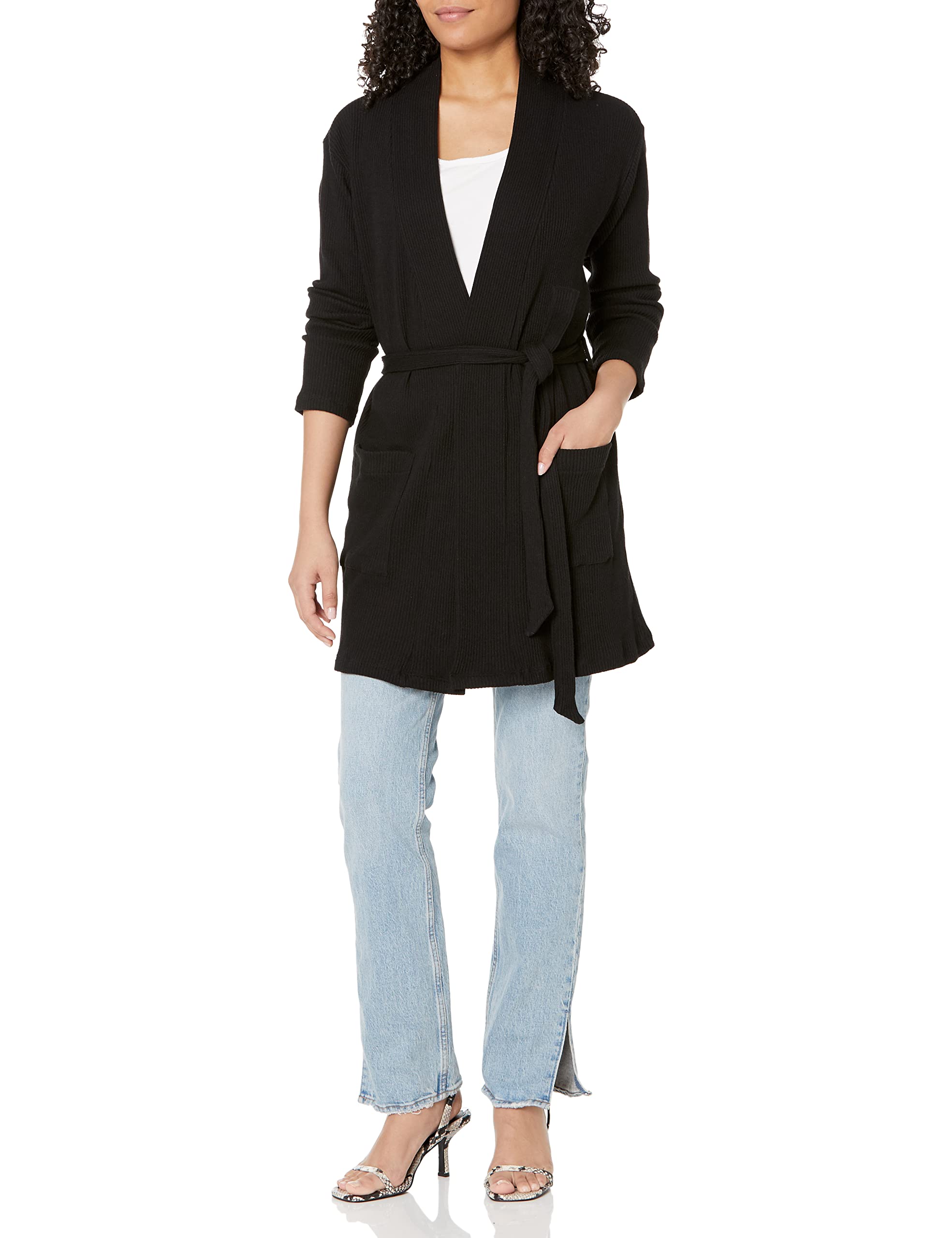 Cosabella Women's Contemporary Lounge Jacket - Soft Comfortable Cardigan for Home & Travel | Perfect for Relaxing, Lounging & Cozy Evenings