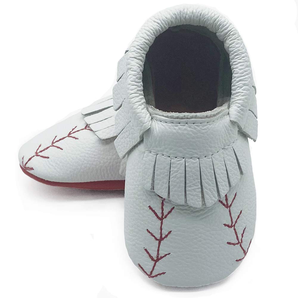 OWLOWLA Baby Moccasins - Soft Leather Shoes for Infants & Toddlers - Perfect for First Steps