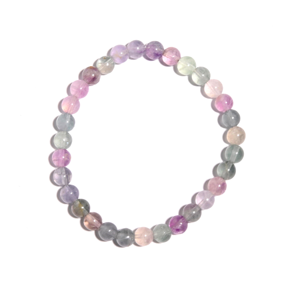 Rainbow Fluorite Healing Bracelet for Chakra Balancing & Positive Energy - Perfect for Meditation, Yoga & Spiritual Wellness