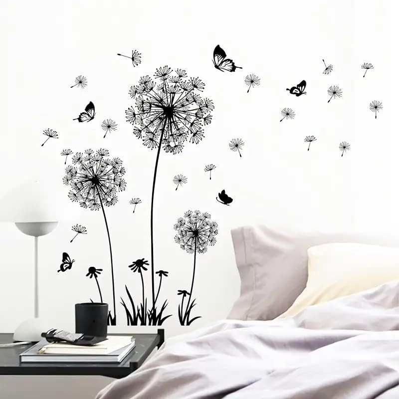 Black Butterfly Wall Stickers - Removable PVC Decor for Bedroom & Living Room | Home & Party Backdrop