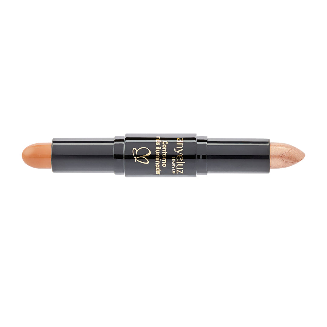 DUO Contorno & Iluminador Anyeluz - Contour & Highlighter Makeup Kit for a Flawless Glow | Perfect for Everyday Makeup & Special Occasions