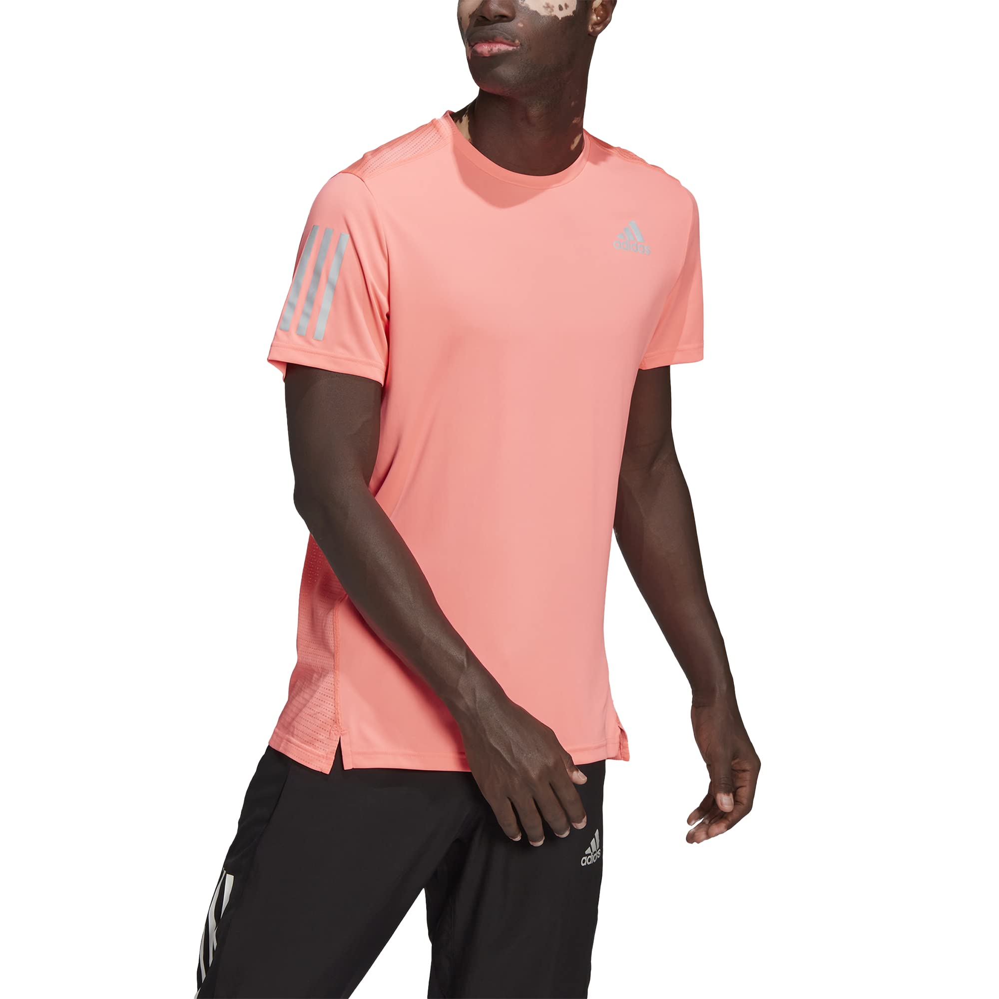 Adidas Men's Own The Run Tee - Lightweight Running Shirt for Men, Moisture-Wicking & Breathable Workout Top - Perfect for Gym, Jogging, and Outdoor Sports