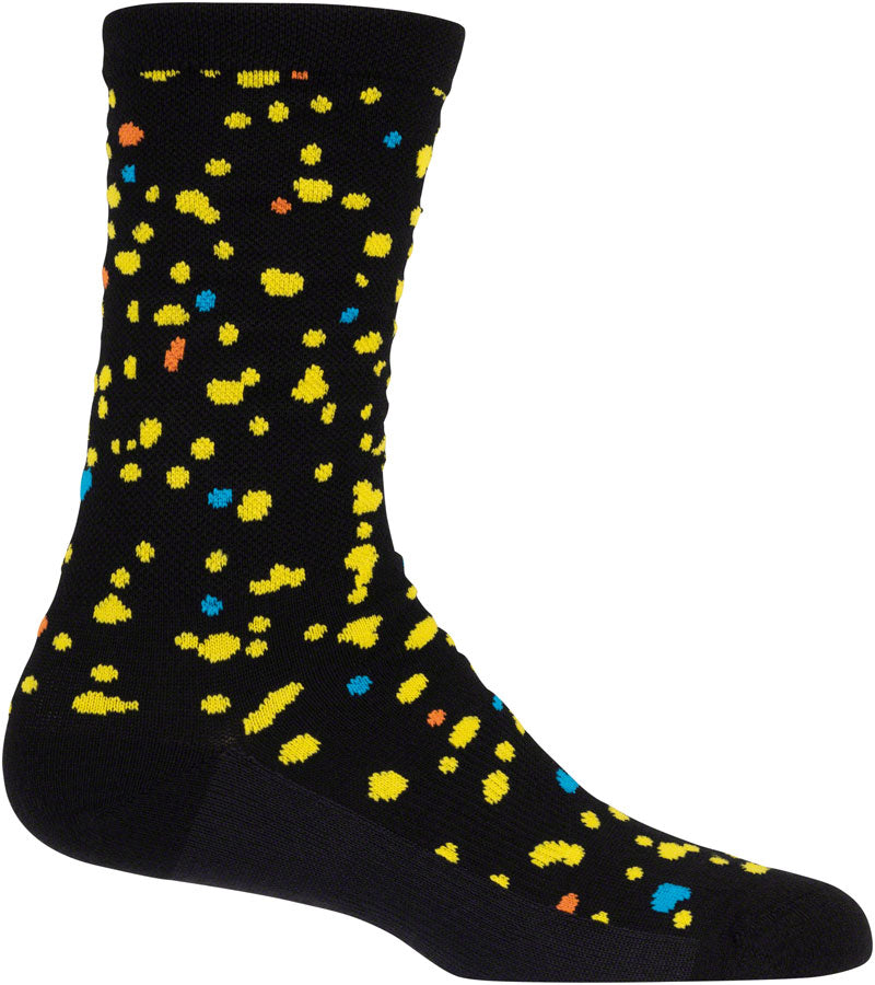 45NRTH Speck Lightweight Wool Socks for Men & Women - Breathable, Moisture-Wicking Hiking & Winter Socks - Black, Large - Perfect for Outdoor Adventures, Camping & Cold Weather Activities