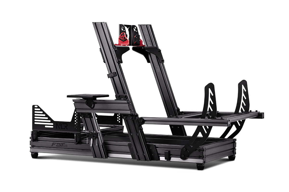 Next Level Racing F-GT Elite Cockpit - Premium Racing Simulator Frame with Front & Side Mounts | Perfect for PC, PS5, Xbox Racing Games | Home & Professional Esports Setup
