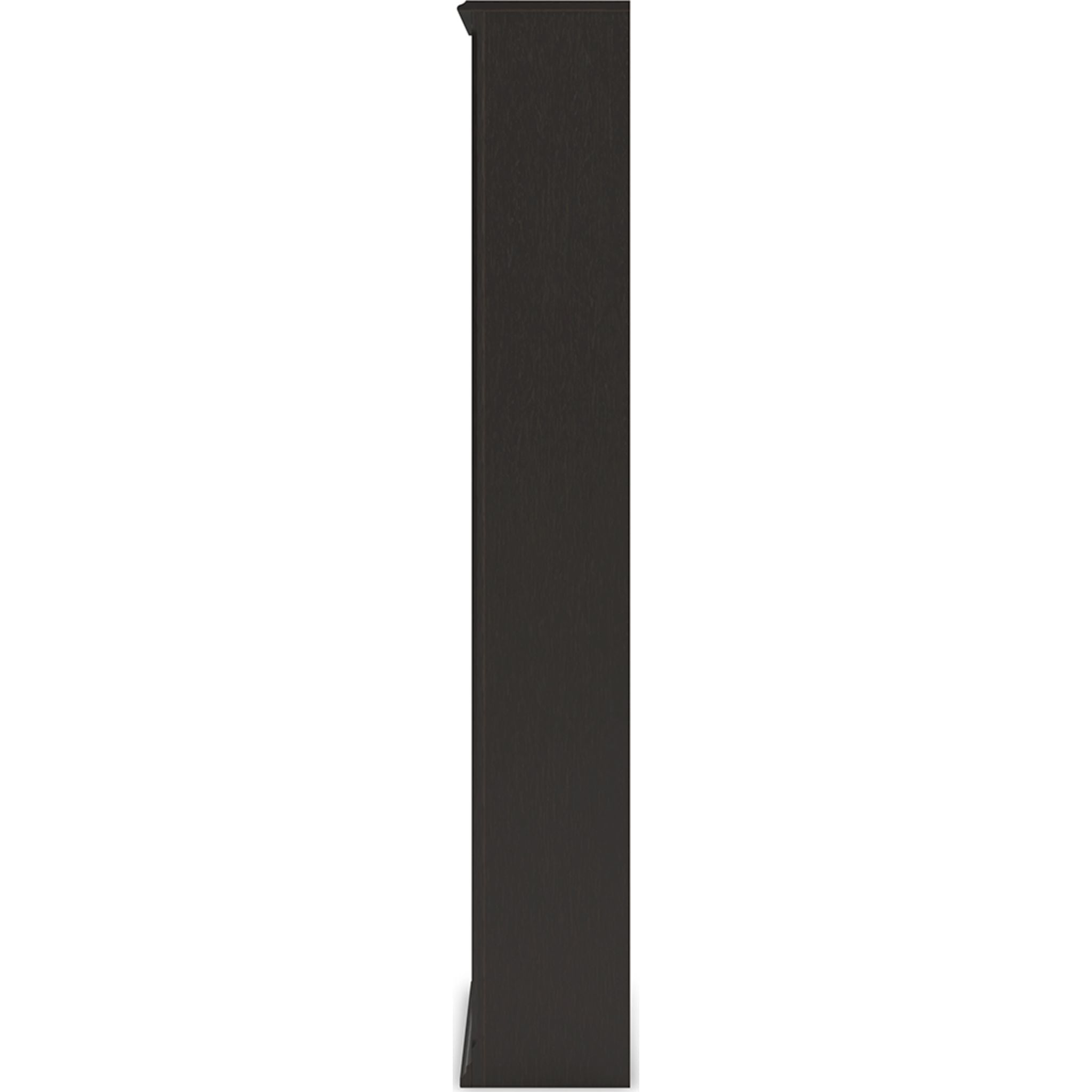 Beckincreek Large Black Bookcase - Modern Wooden Bookshelf for Living Room, Office, and Library Storage