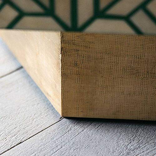 Handcrafted Antique Hexagon Bone Inlay Coffee Table with Storage - Green Ottoman Living Room Furniture for Home Decor | Perfect for Lounge, Living Spaces & Modern Interior Design