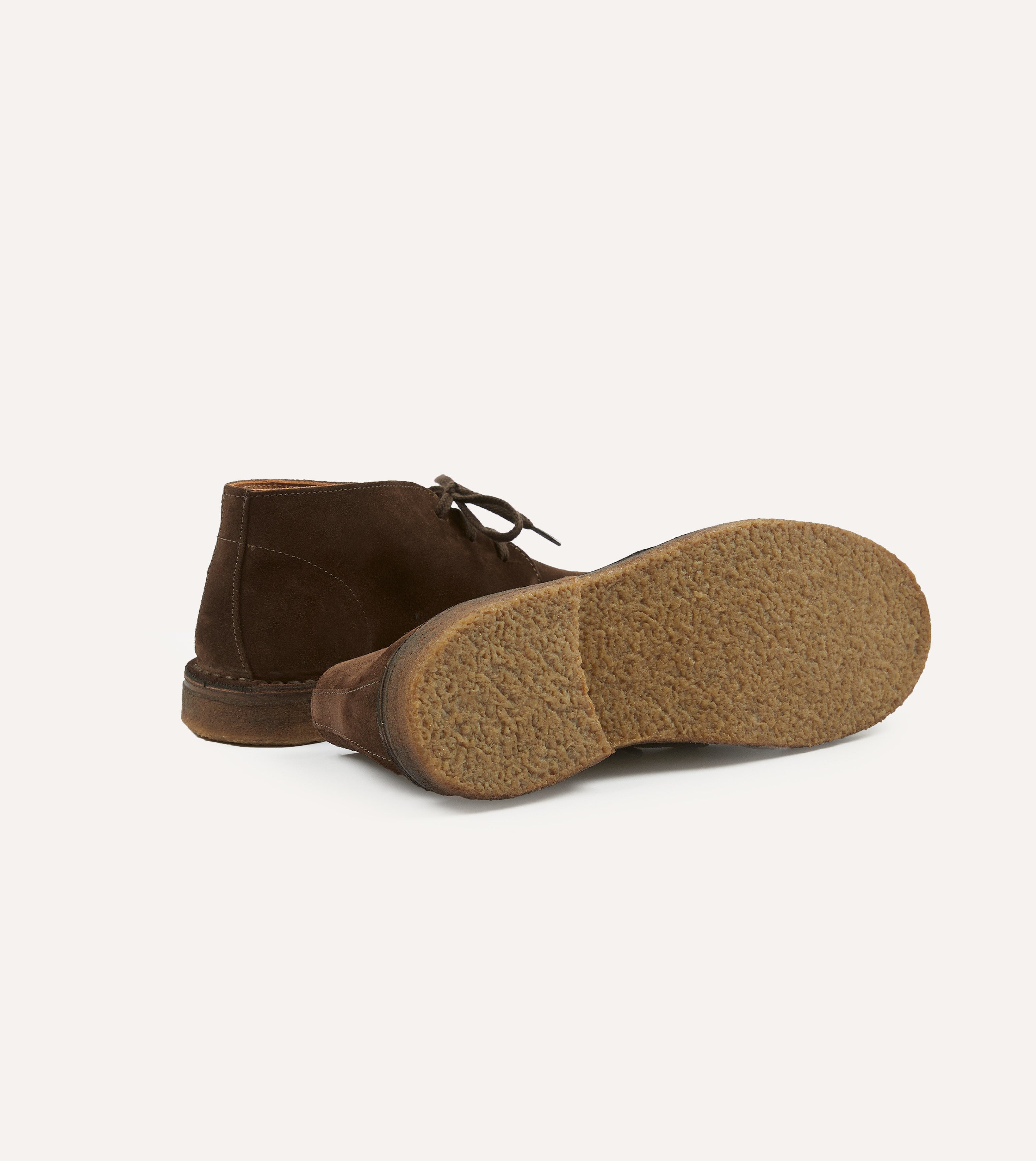 Crosby Moc Toe Chukka Boots for Men - Brown Suede Leather Work Boots - Comfortable & Durable for Outdoor, Hiking & Casual Wear