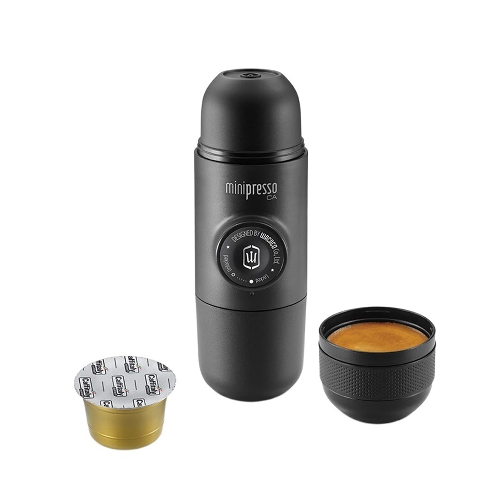 TIANBEIL Minipresso CA Portable Espresso Coffee Maker - Compact Travel Coffee Machine Compatible with CA Capsules | Perfect for Camping, Office & On-the-Go Coffee Lovers