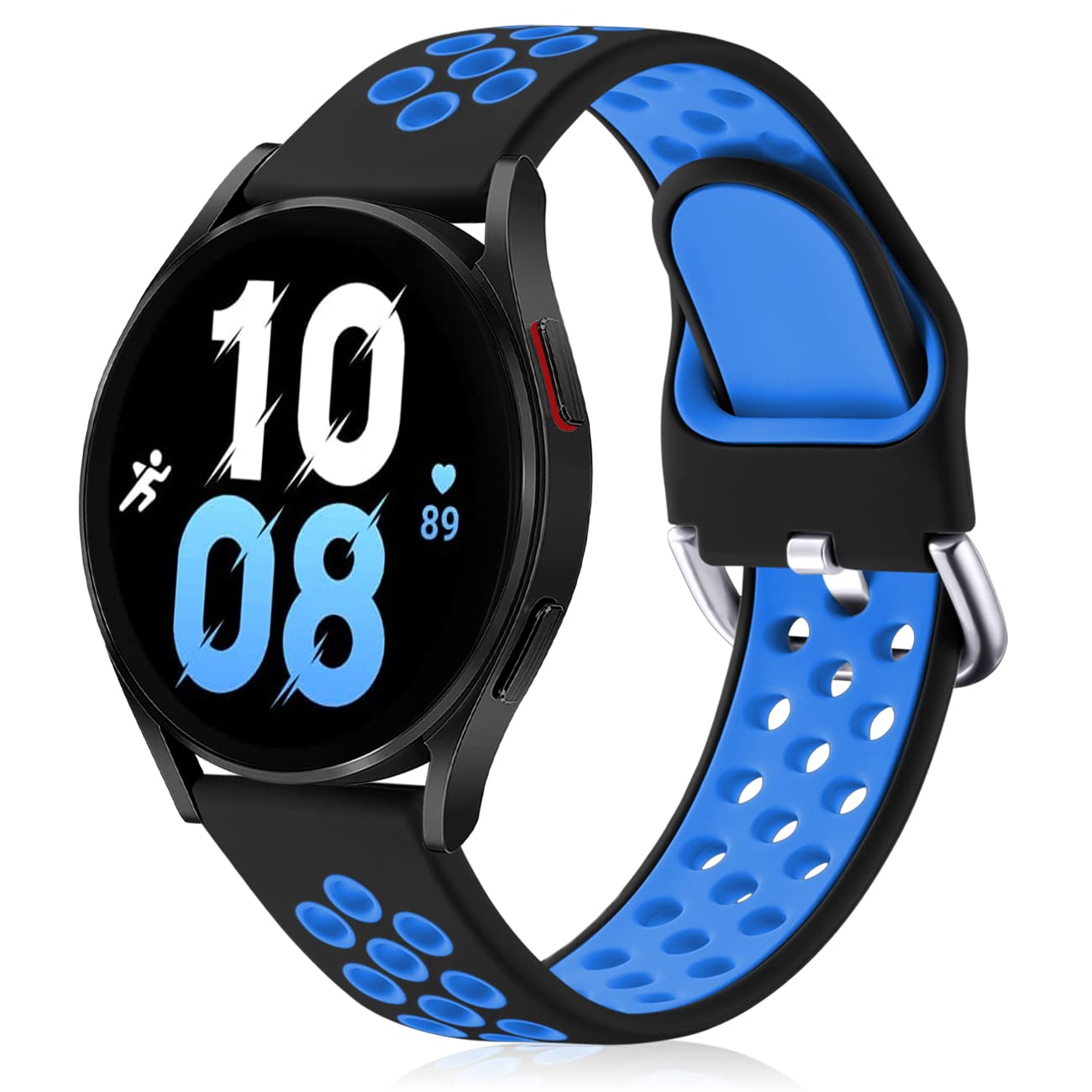 Samsung Watch 5/4 Bands 20mm - Sport Silicone Strap for Men & Women - Gym & Daily Use