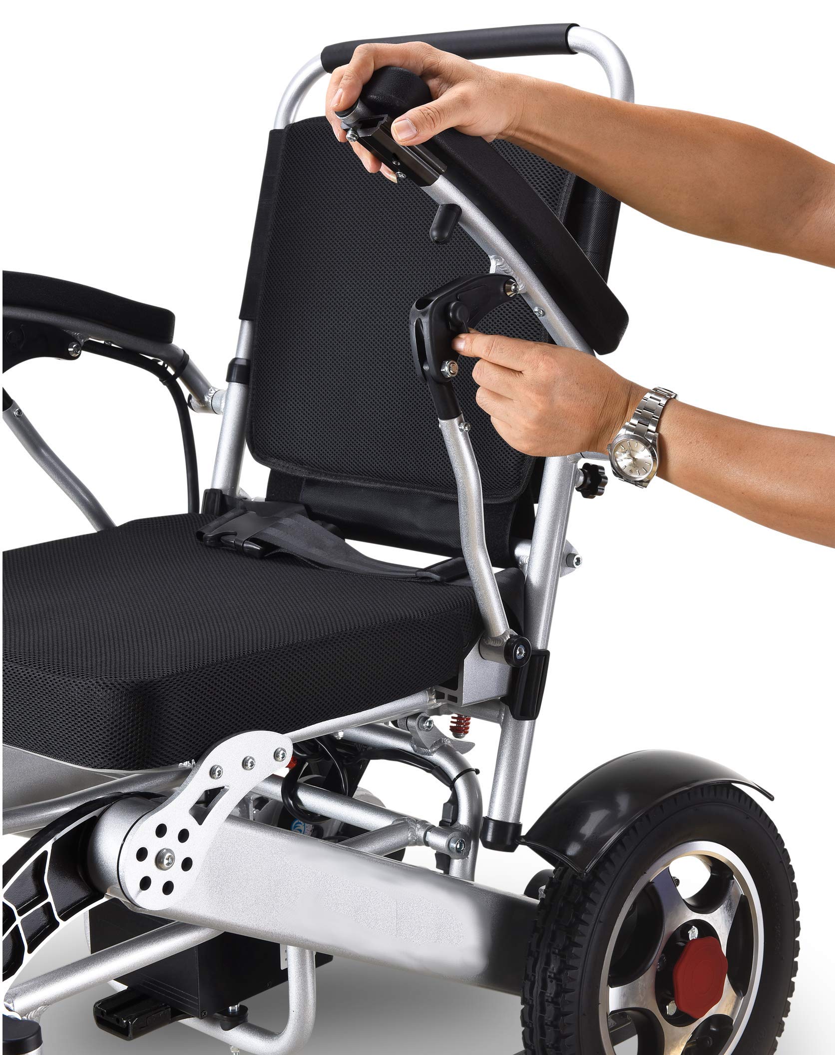 Foldable Lightweight Electric Wheelchair for Adults - 19