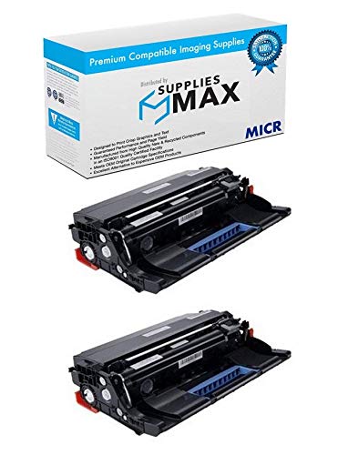 Lexmark MS-710/MS-810/MX-710/MX-810 Compatible MICR Toner Drum Unit - 2 Pack (100,000 Page Yield) - Model 520Z/52D0Z00 - Perfect for Bank Check Printing & Secure Document Processing