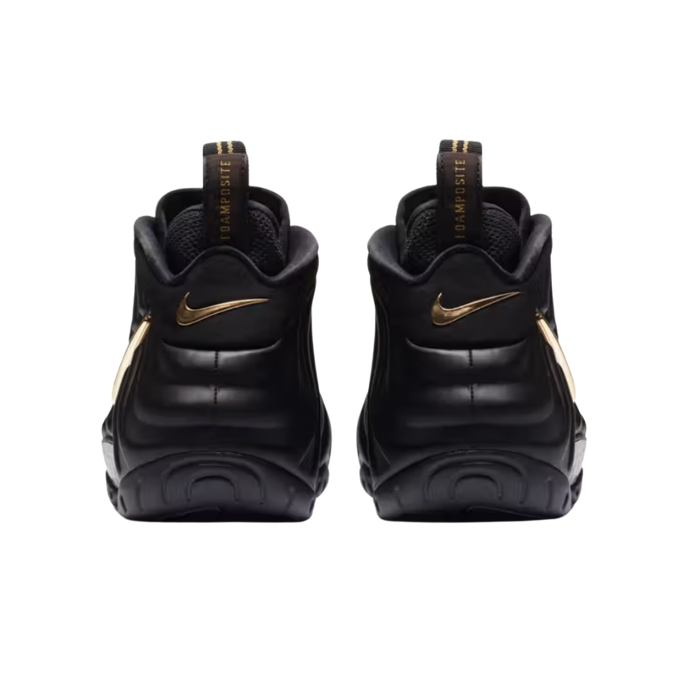 Nike Air Foamposite Pro Basketball Shoes - Black/Metallic Gold for Men | High-Performance Court Sneakers for Basketball & Streetwear Fashion