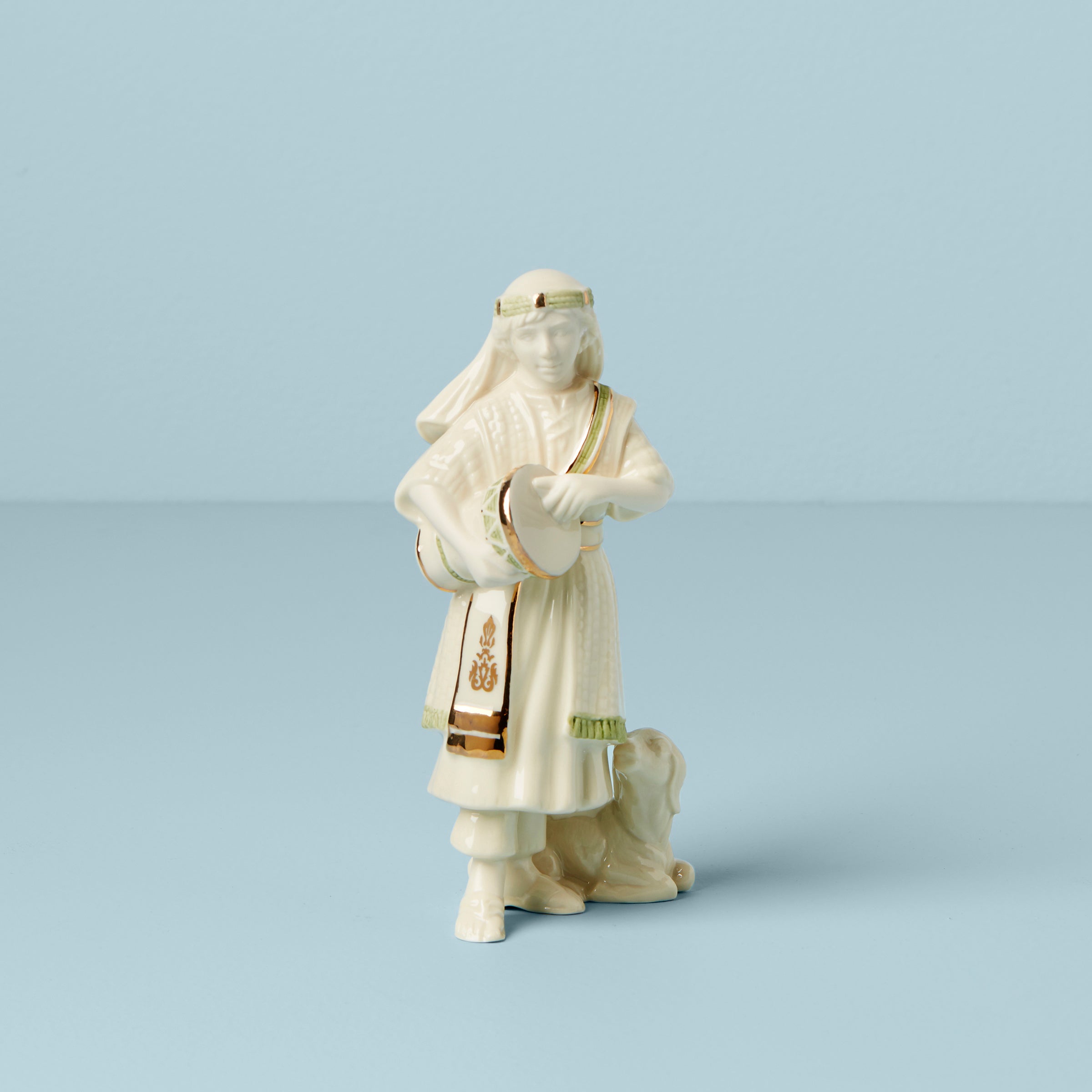 First Blessing Nativity Drummer Boy Figurine - Handcrafted Christmas Decoration for Home, Church & Holiday Displays