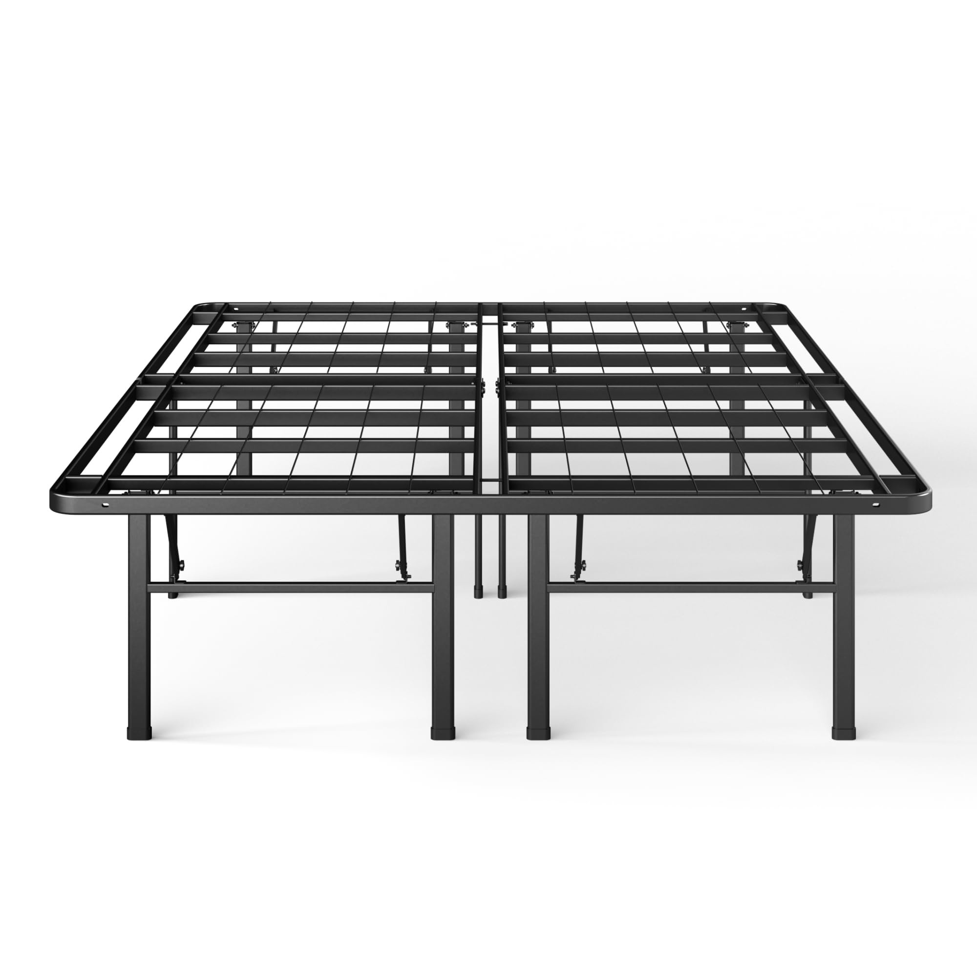 ZINUS SmartBase Heavy Duty 16 Inch Metal Platform Bed Frame - No Box Spring Needed, Sturdy Steel Frame with Underbed Storage, King Size - Perfect for Modern Bedrooms & Guest Rooms