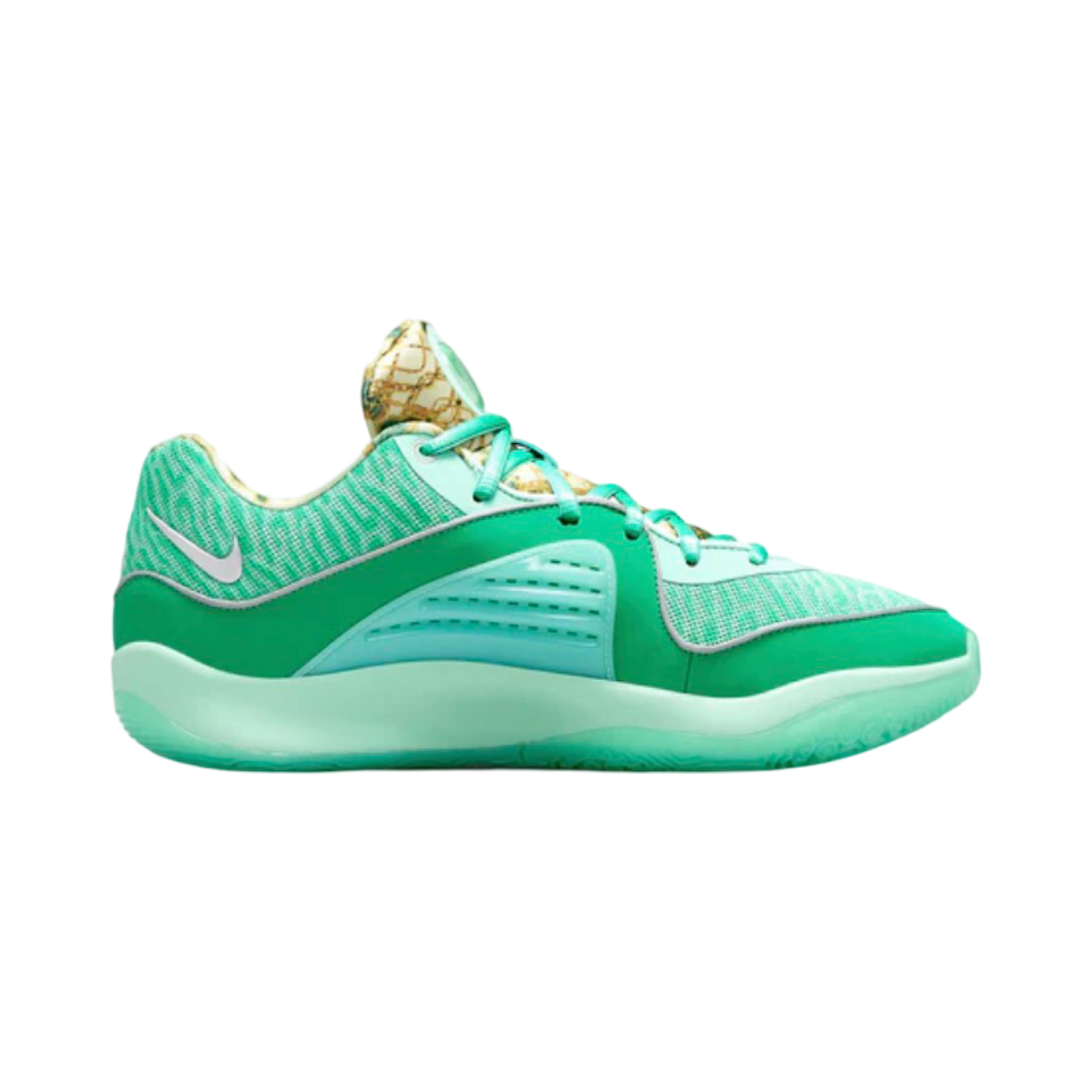 Nike KD16 Kevin Durant Basketball Shoes Mint Foam Metallic Silver - High-Performance Sneakers for Men, Ideal for Basketball Games, Training & Streetwear