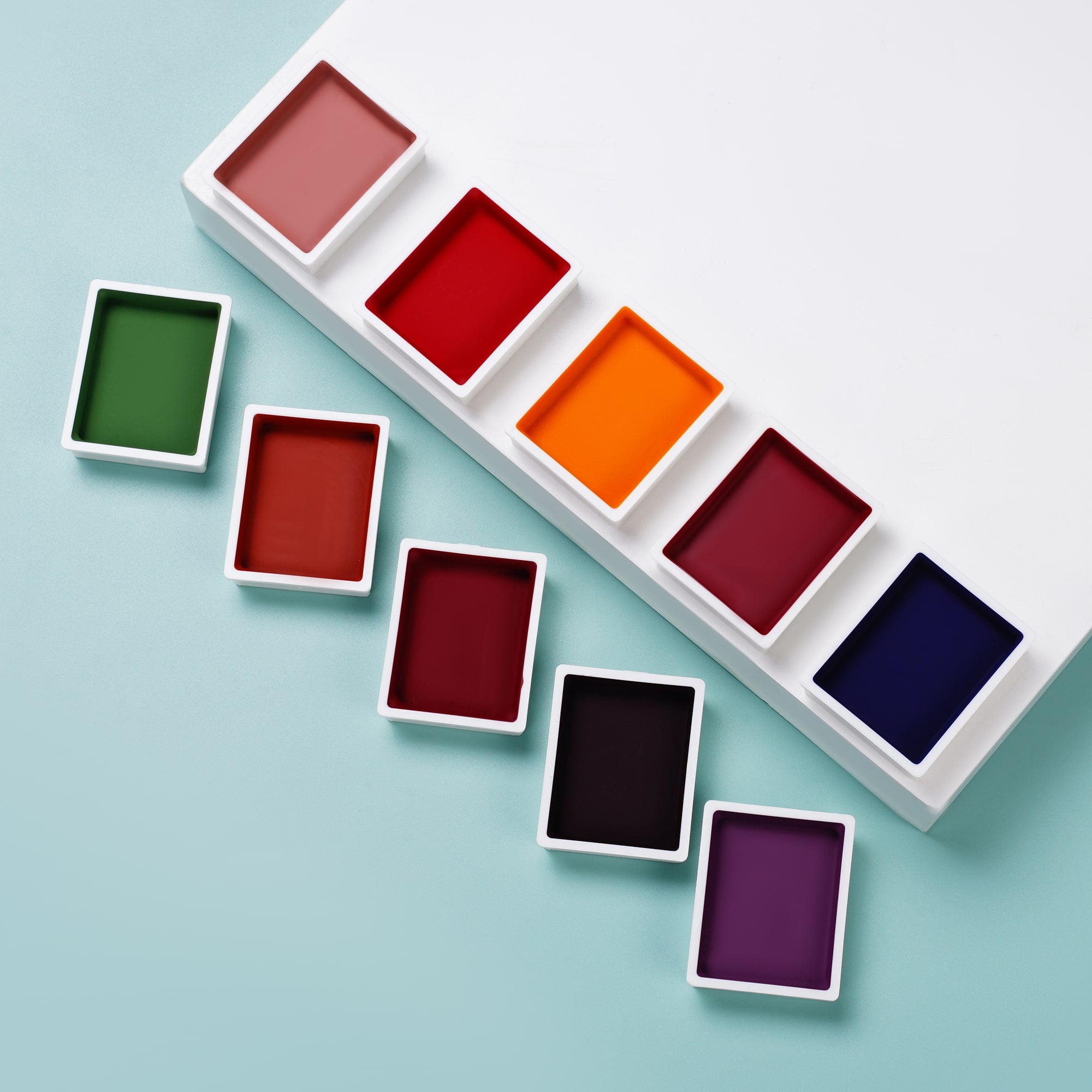 Narrative Cosmetics Alcohol Palette Refill Pans - Professional FX Makeup Colors for Special Effects, Halloween & Theater - High Pigment Alcohol-Based Makeup for Face & Body Art