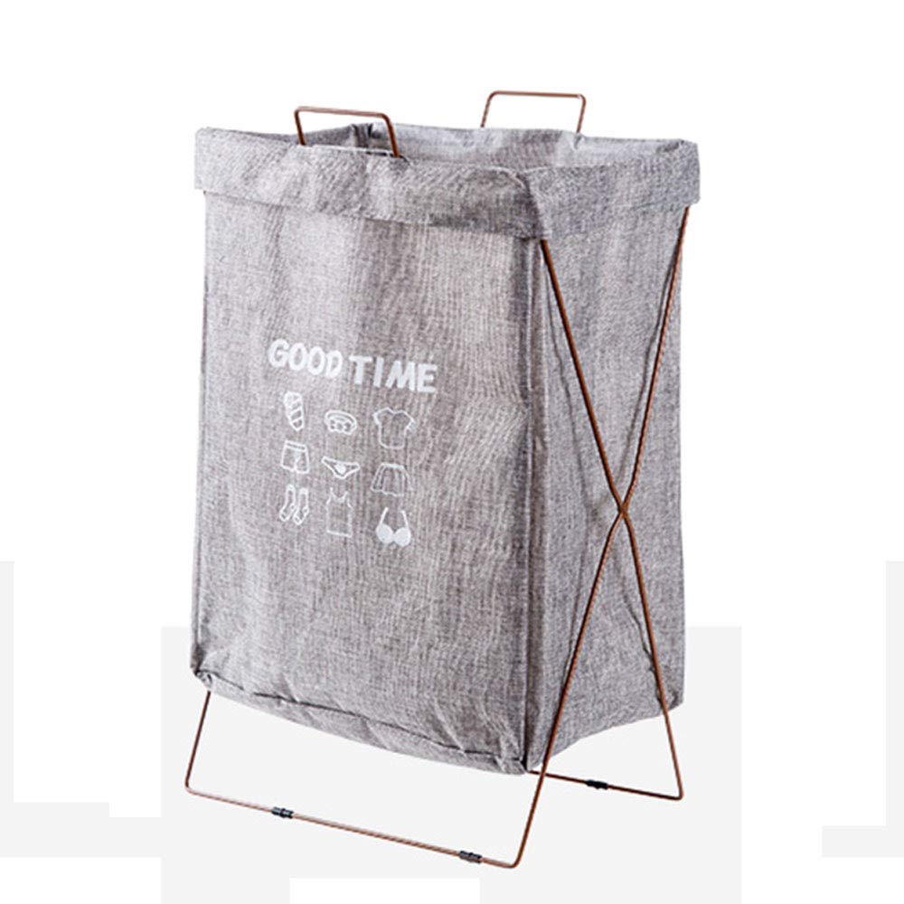 Foldable Laundry Basket with Handles - Portable Fabric Storage Bin for Clothes, Bathroom & Home Organization - Perfect for Laundry Room, Dorm, Travel & Small Spaces