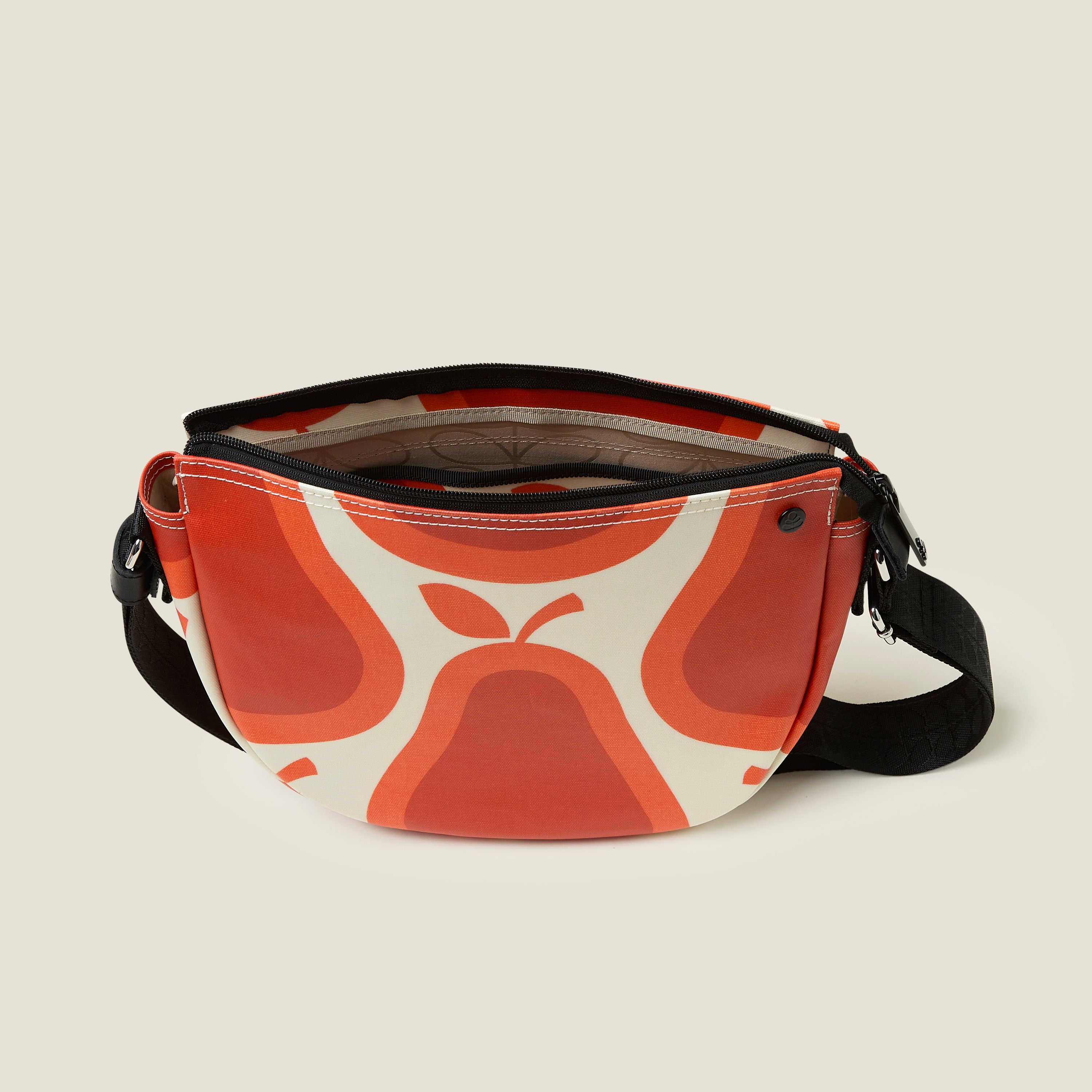 Round Crossbody Bag for Women - Stylish Pear Tomato Design - Perfect for Travel, Shopping & Everyday Use