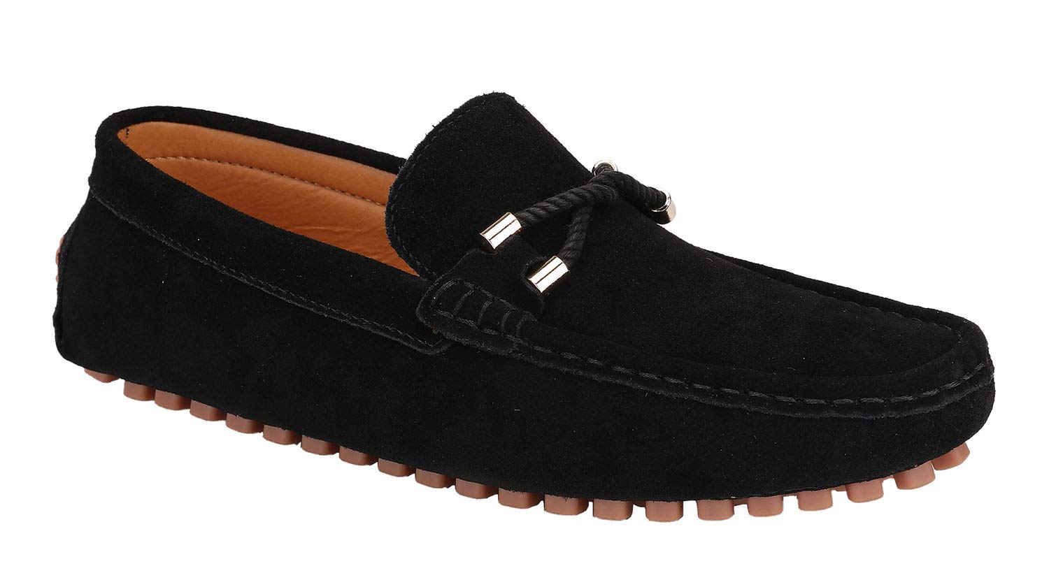 Men's Casual Leather Loafers - Slip-On Breathable Boat Shoes & Driving Moccasins | Comfortable Slippers for Work, Travel & Daily Wear