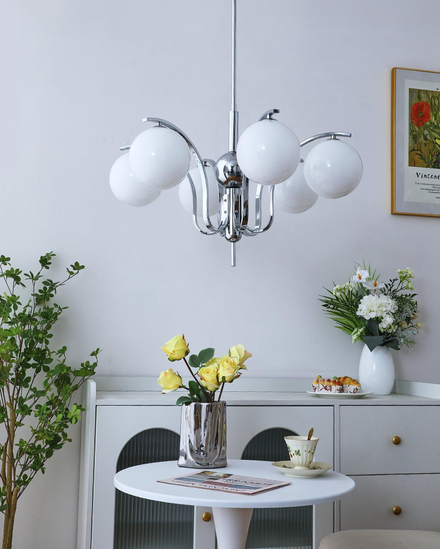 Modern Crystal Chandelier - Elegant Ceiling Light Fixture for Dining Room, Living Room & Bedroom | Stylish Home Decor Lighting for Wedding, Hotel & Luxury Interior Design