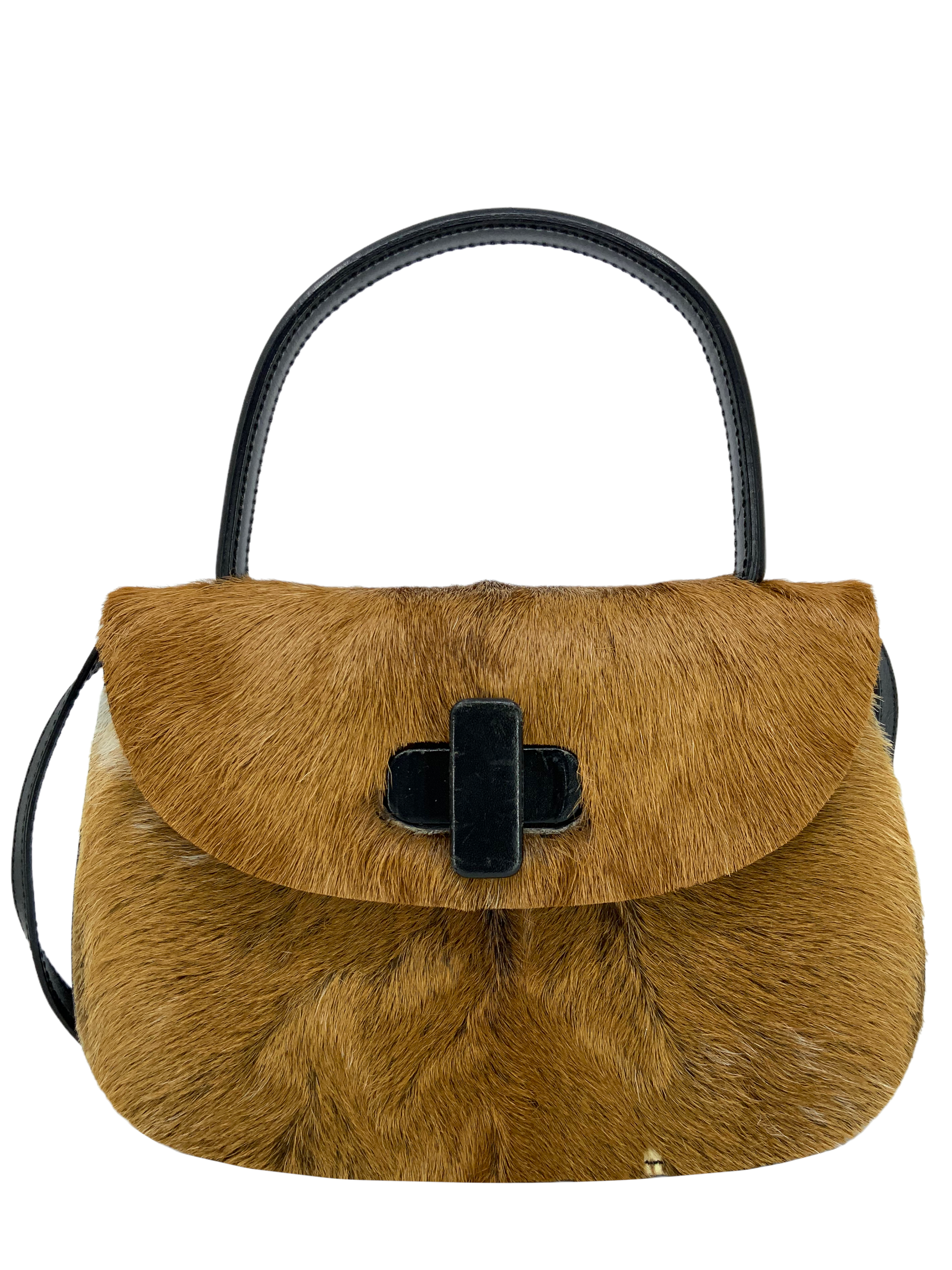 Gucci Classic Pony Hair Top Handle Bag for Women - Luxury Leather Shoulder Handbag for Work, Party & Evening Events