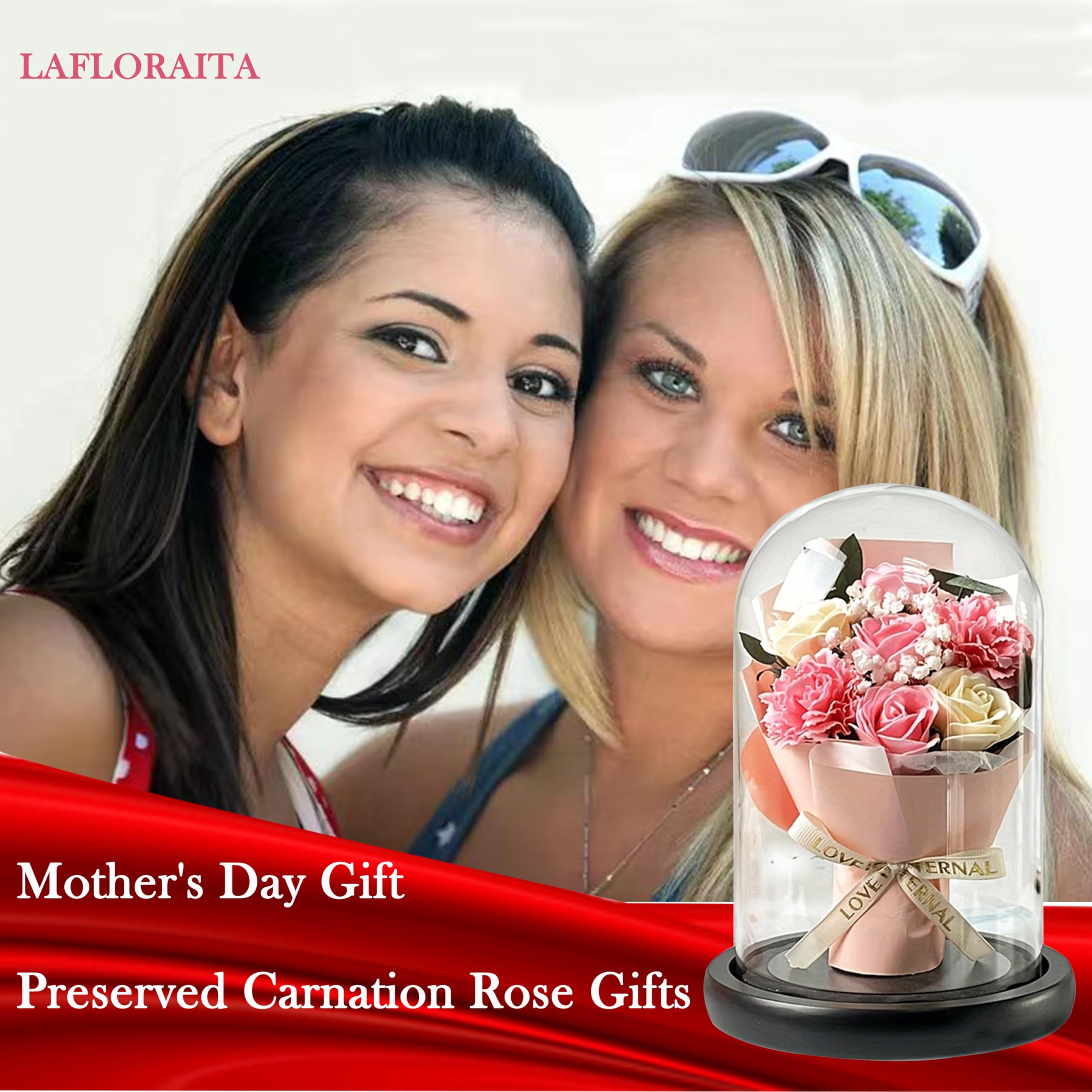 Beautiful Pink Carnation Roses - Perfect Mother's Day, Valentine's Day & Birthday Gift for Her - Romantic Floral Present for Mom, Wife, Girlfriend - Ideal for Anniversaries, Home Decor & Special Occasions
