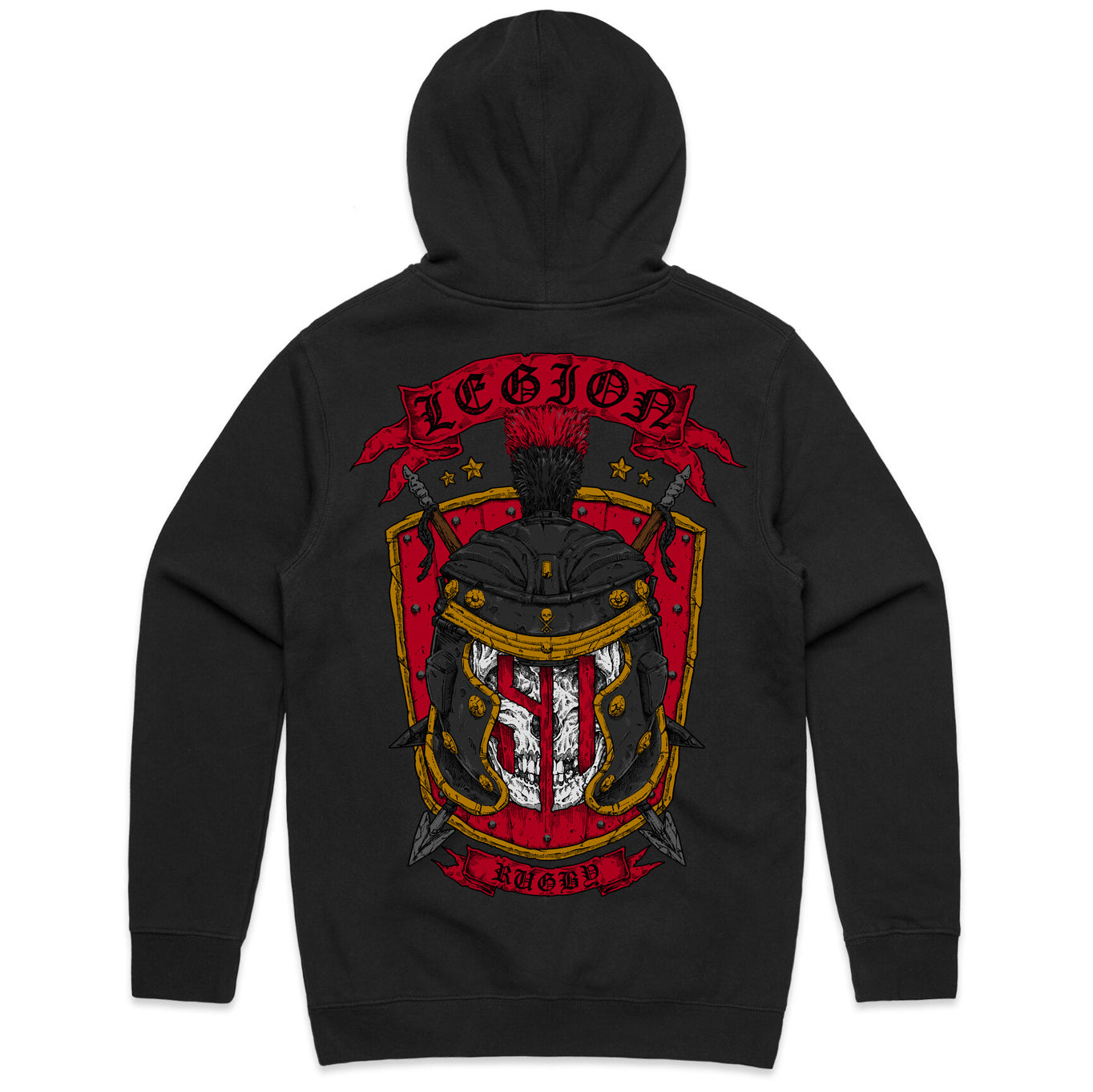 SD Legion Warrior Hoodie for Men - Comfortable Pullover Sweatshirt with Hood - Perfect for Gym, Workout, and Outdoor Activities
